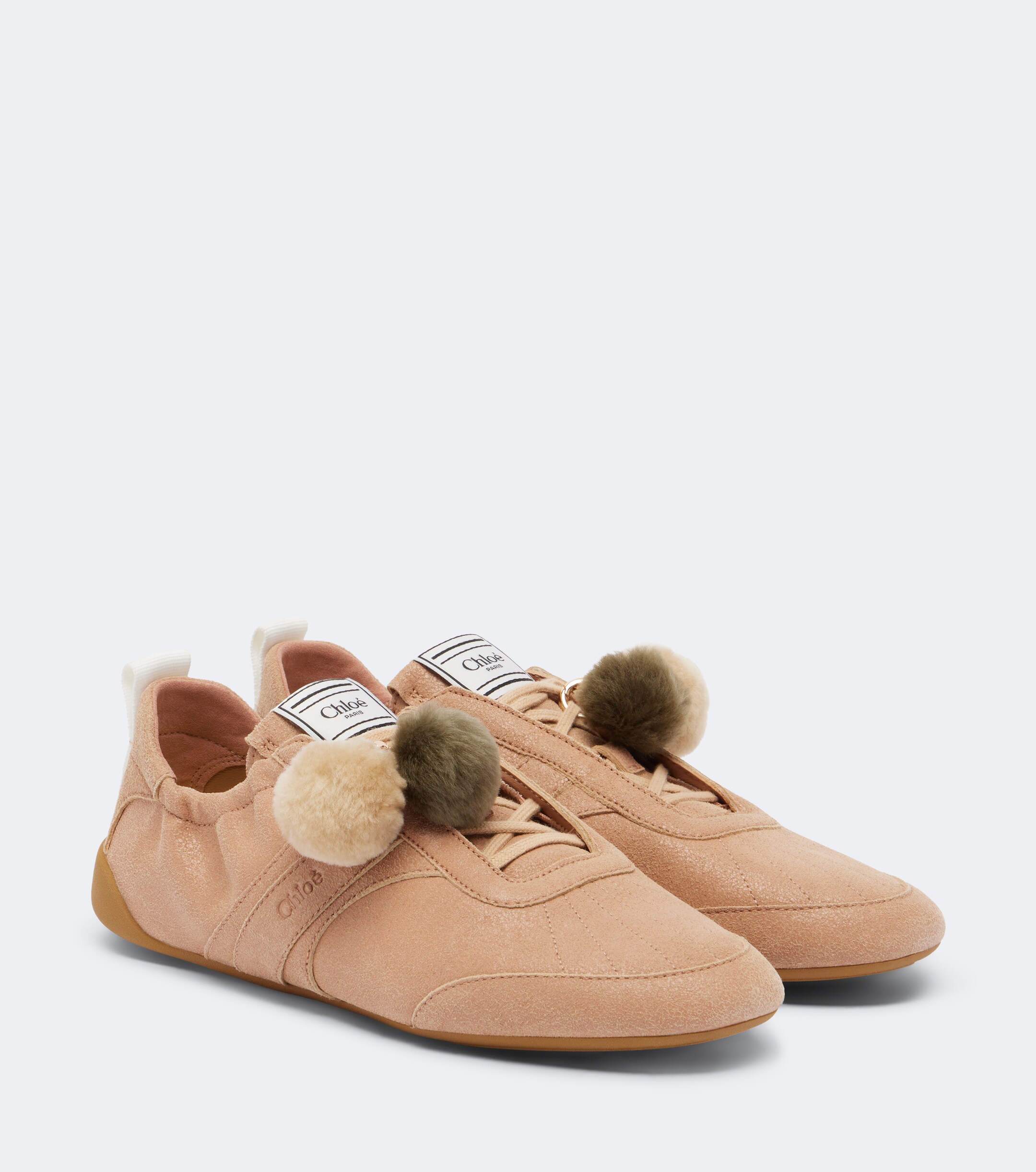 Chloé Chloé Chloé Kick suede sneakers