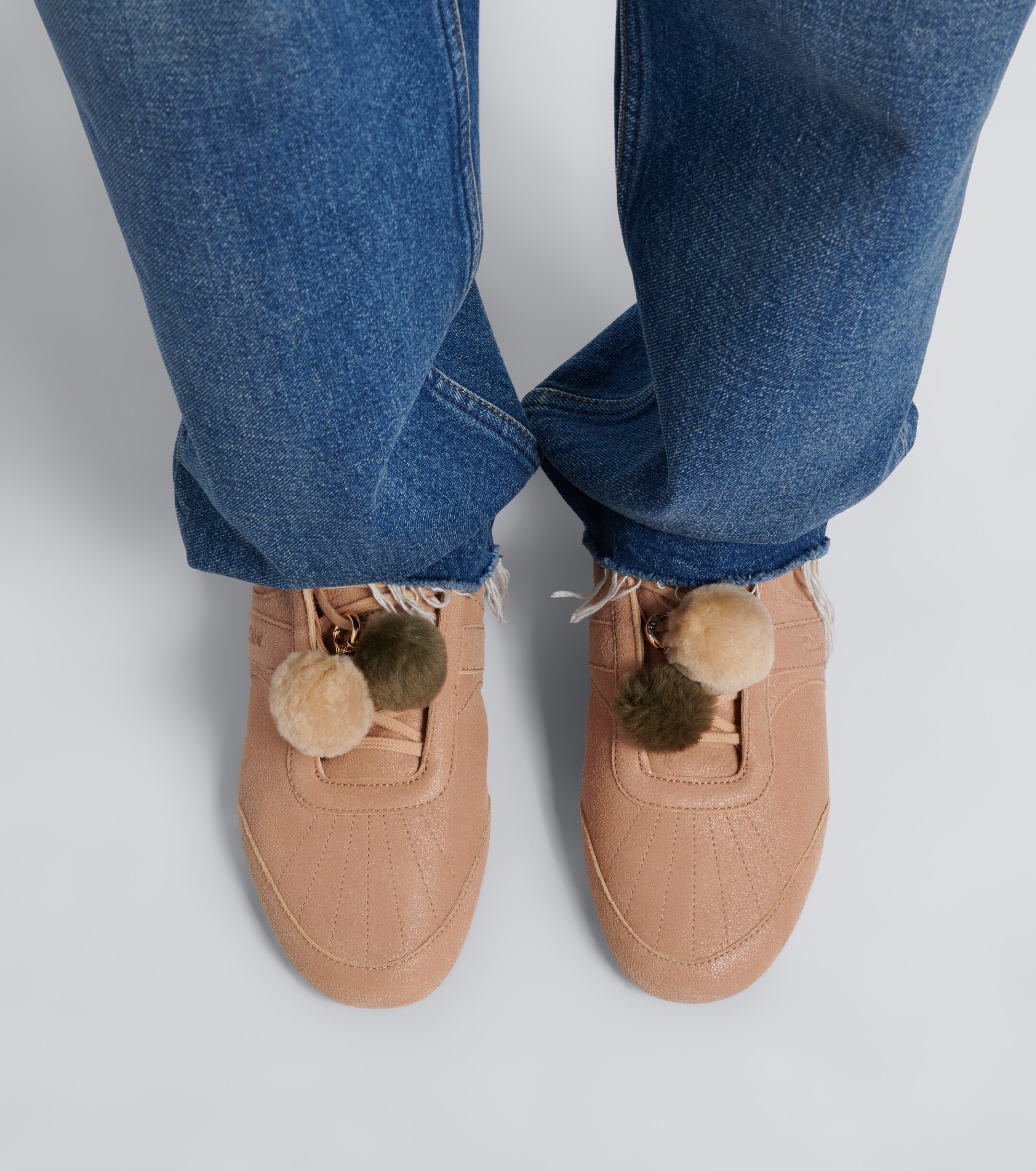 Chloé Chloé Chloé Kick suede sneakers