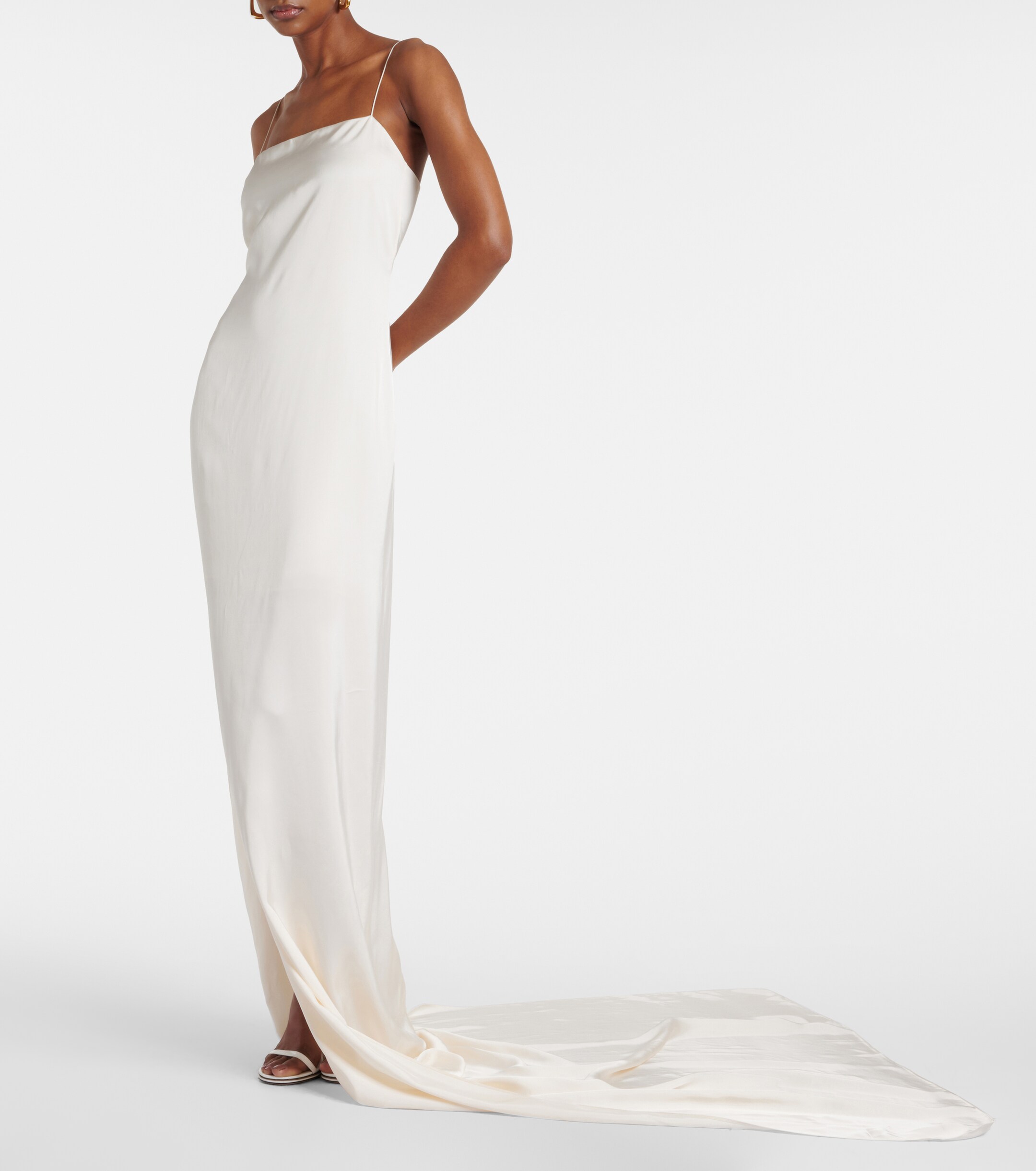 Jacquemus La Robe Noiva satin gown