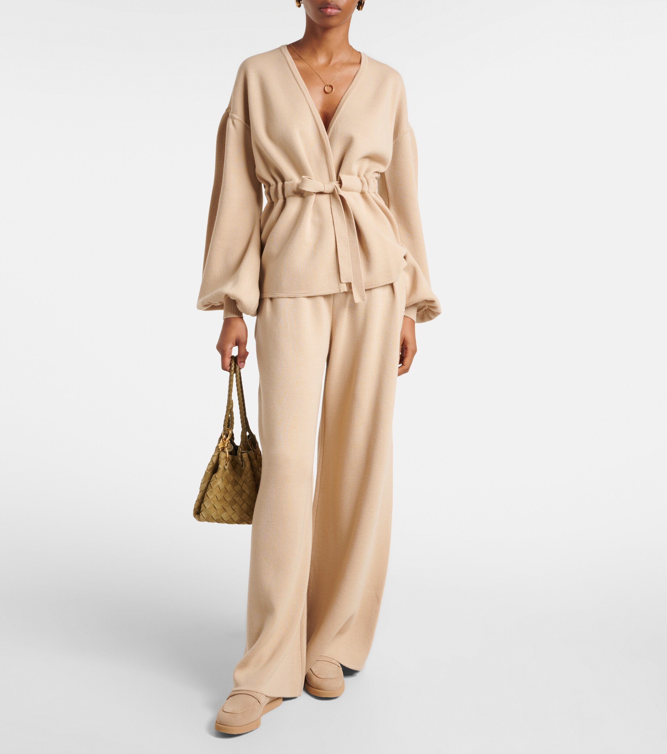 Max Mara Softmoc suede loafers thumbnail
