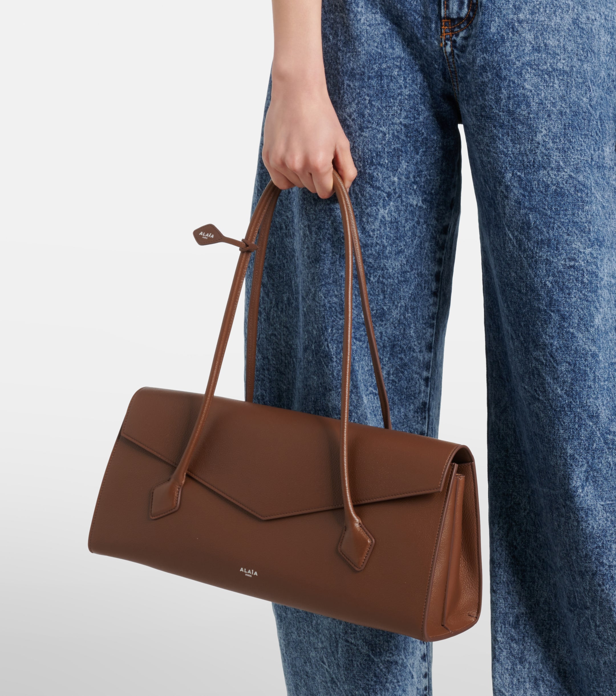 Alaïa Le Teckel leather tote bag