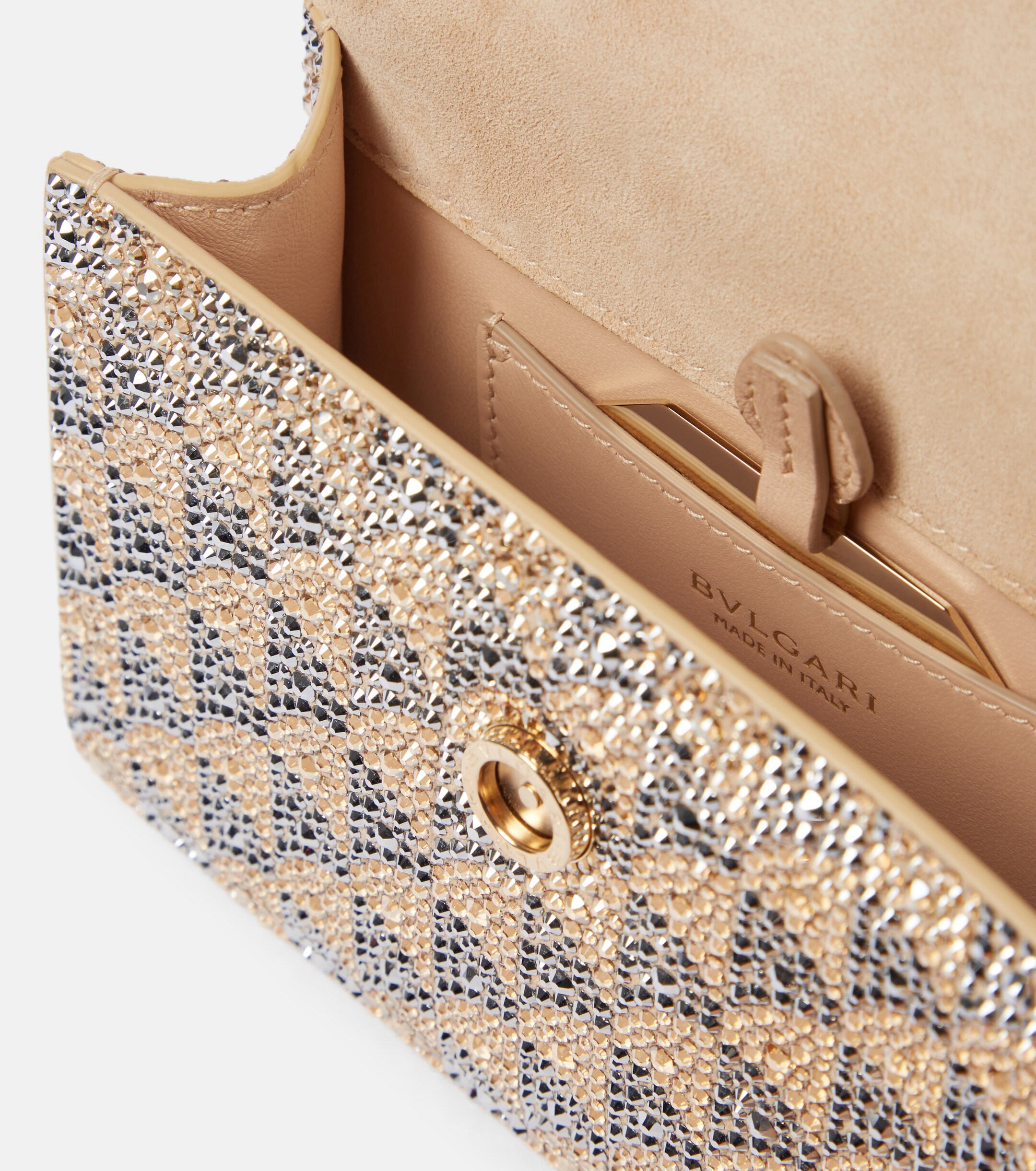 Bvlgari Serpenti Forever Mini embellished crossbody bag thumbnail