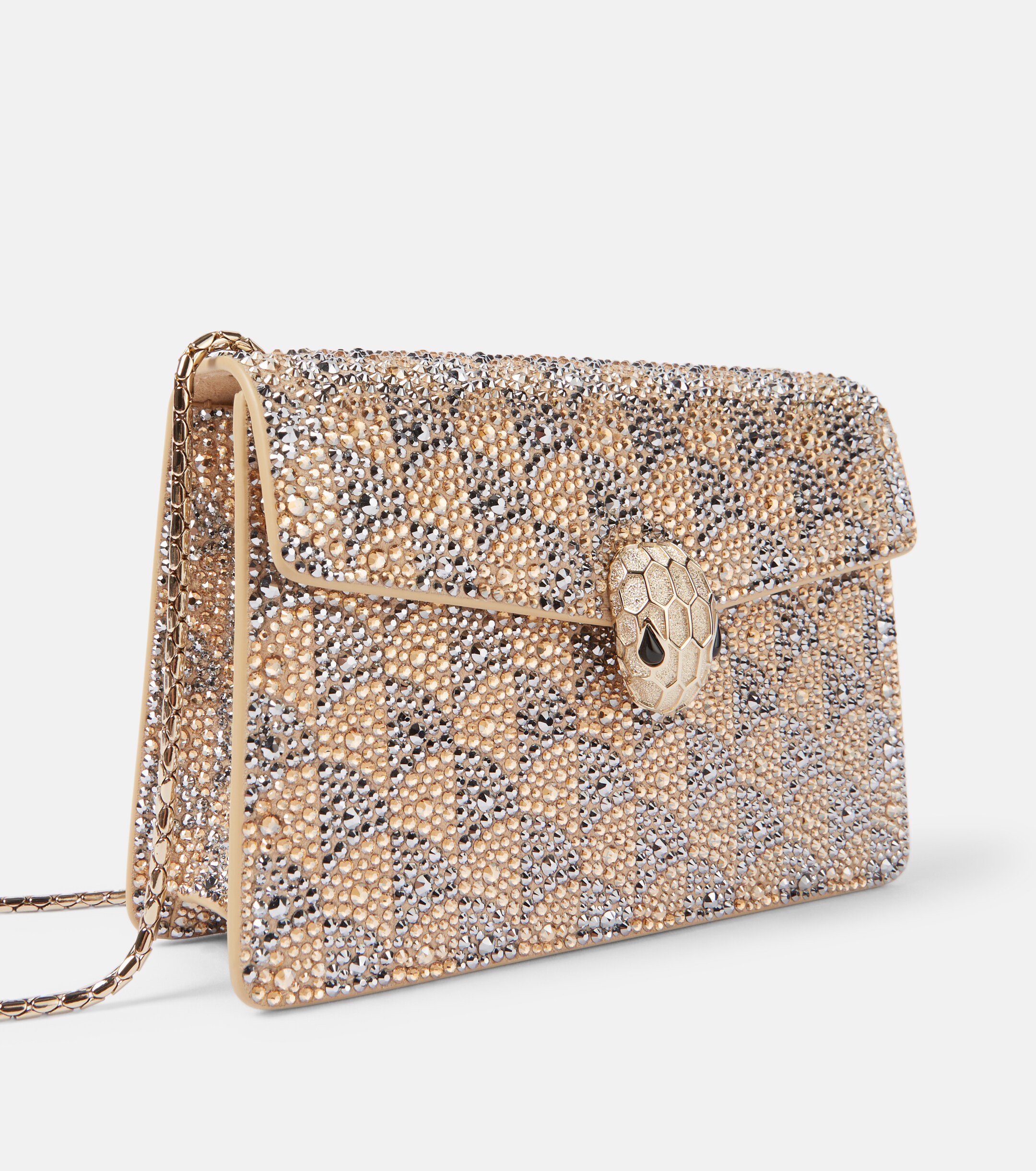 Bvlgari Serpenti Forever Mini embellished crossbody bag thumbnail
