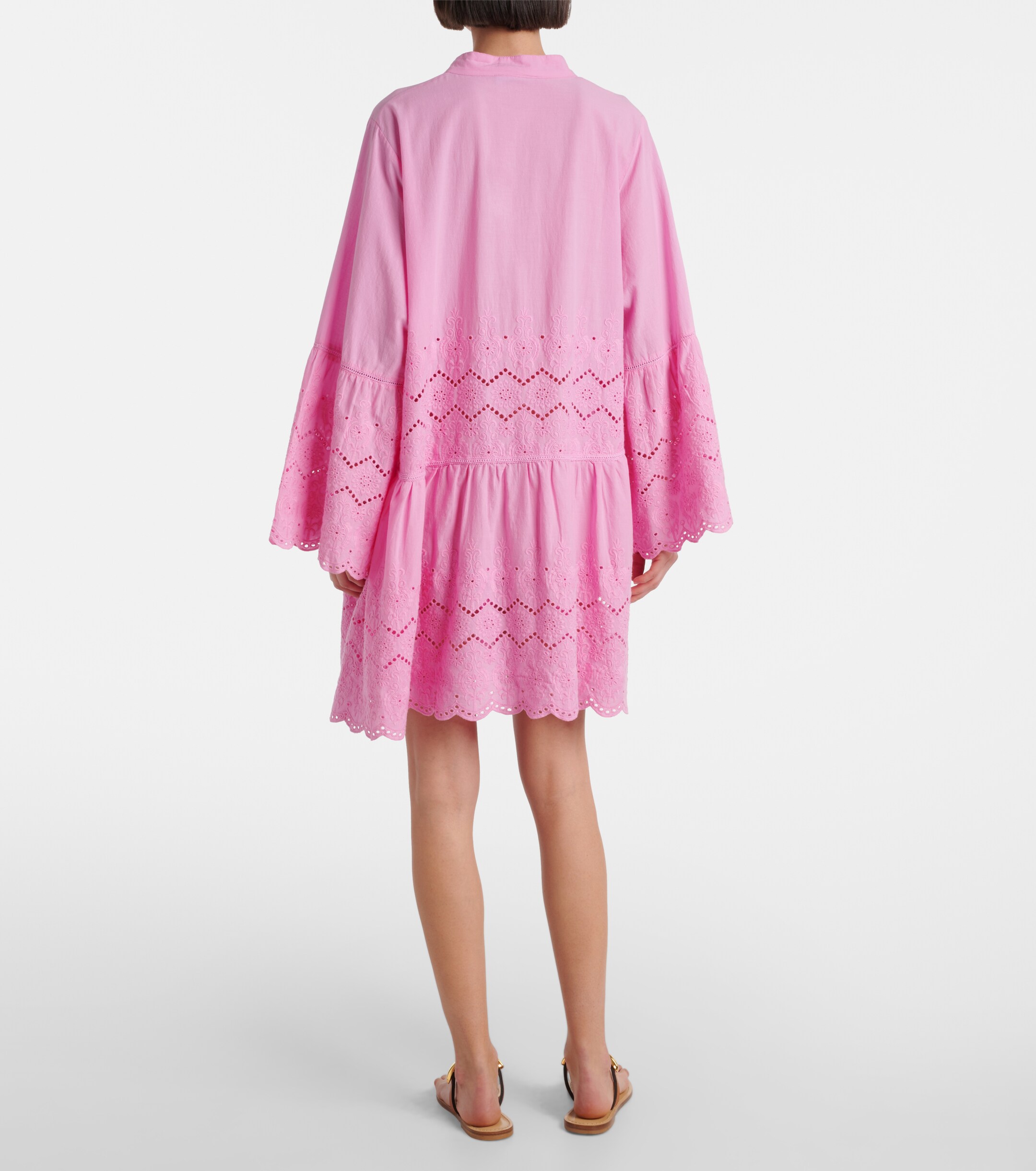 Melissa Odabash Melissa Odabash Sebenna embroidered cotton kaftan