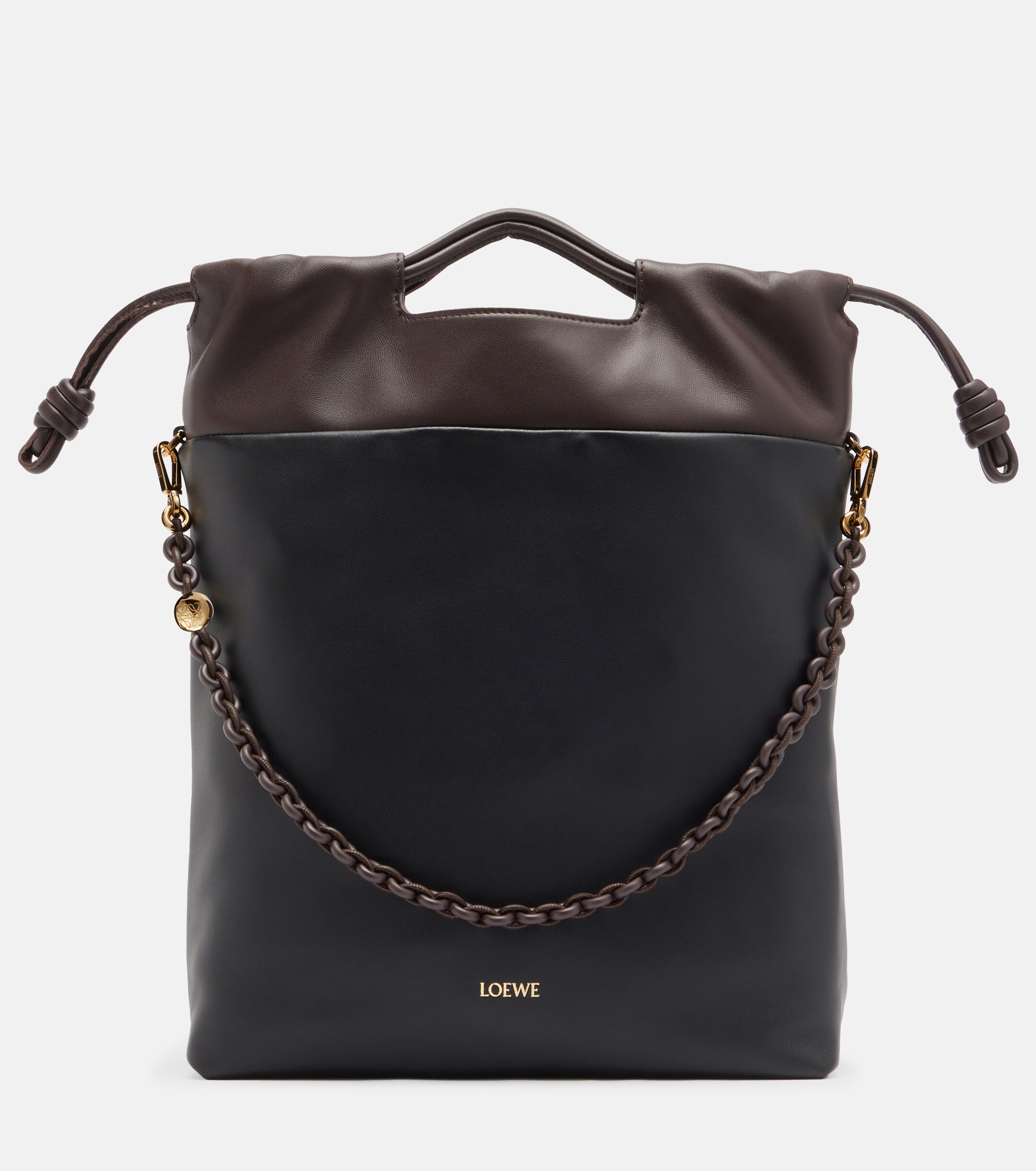 Loewe Flamenco leather clutch