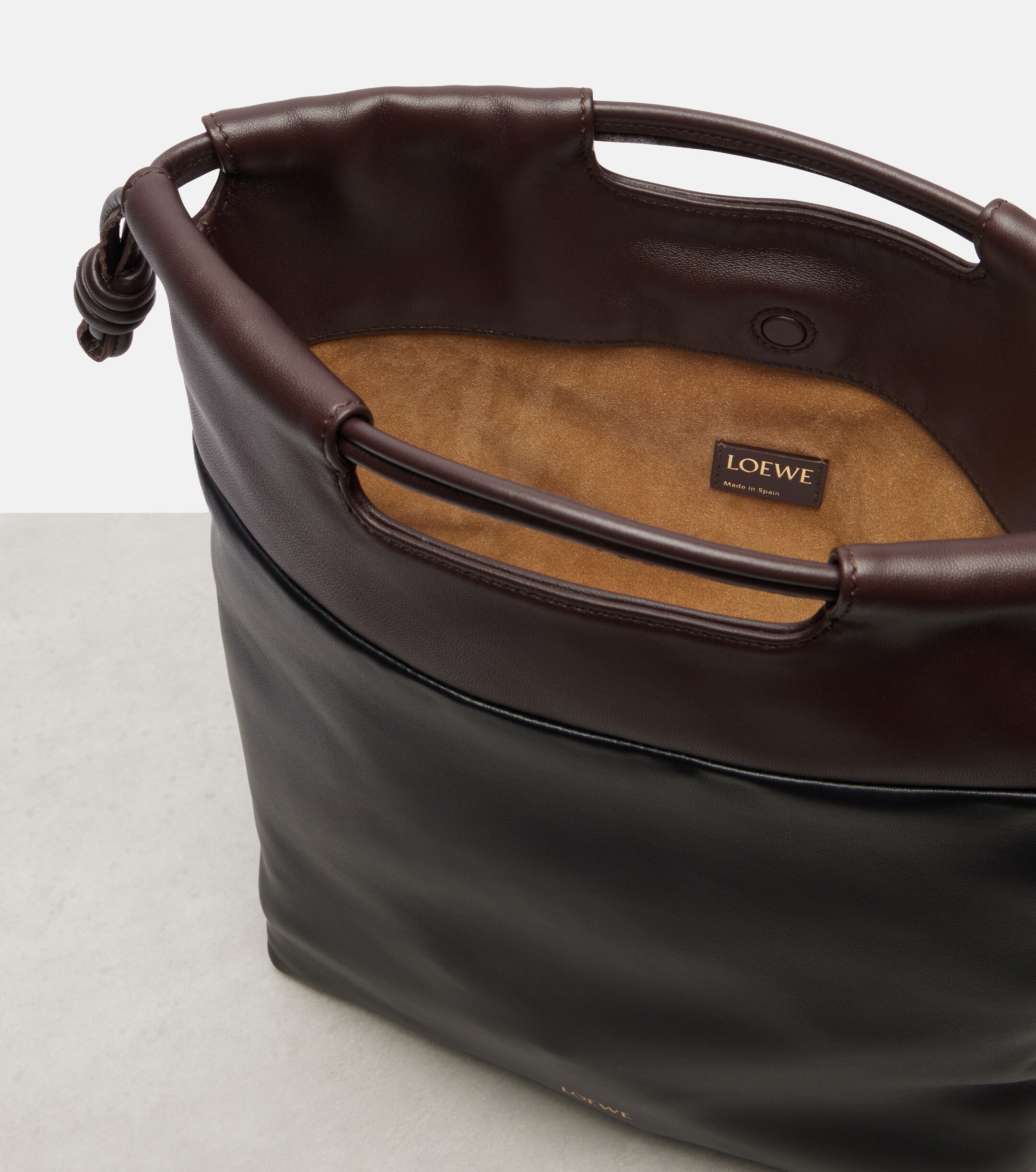 Loewe Flamenco leather clutch