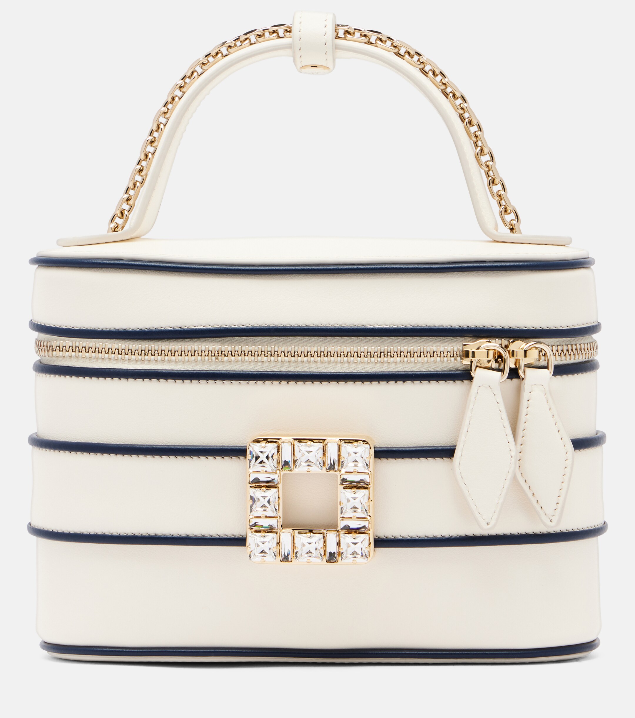 ROGER VIVIER Très Vivier Micro leather vanity bag