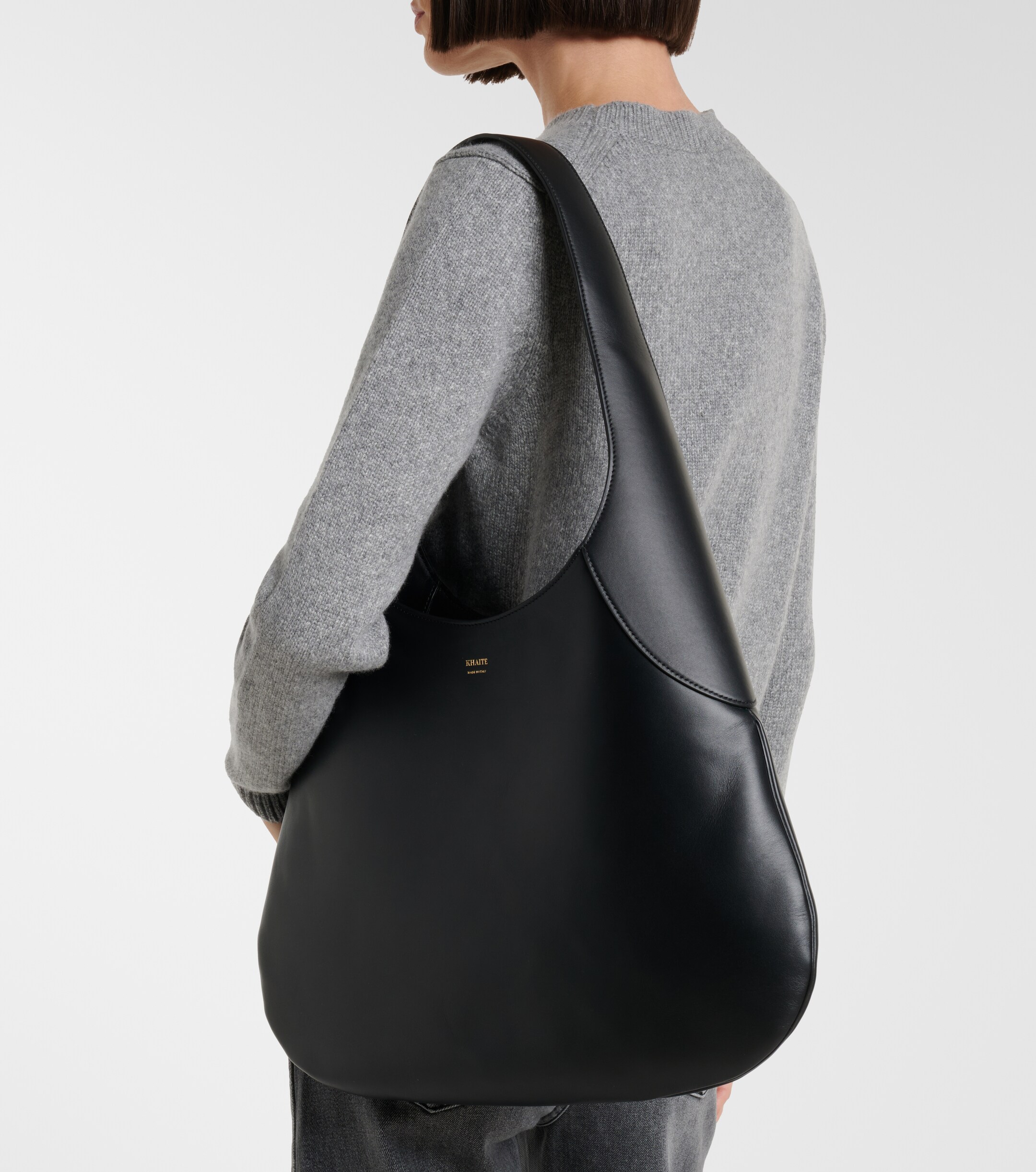 KHAITE Joan Large leather shoulder bag