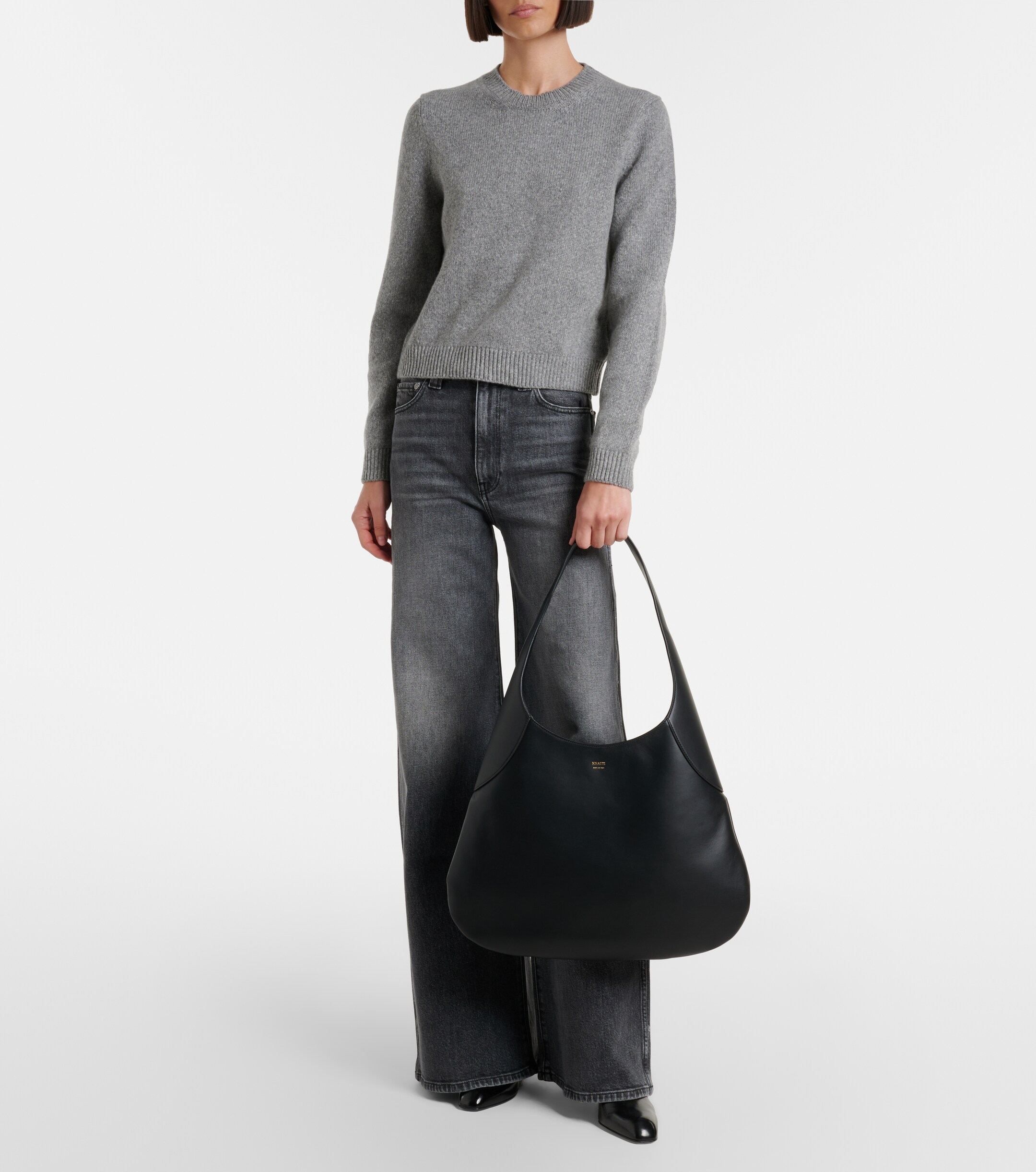 KHAITE Joan Large leather shoulder bag