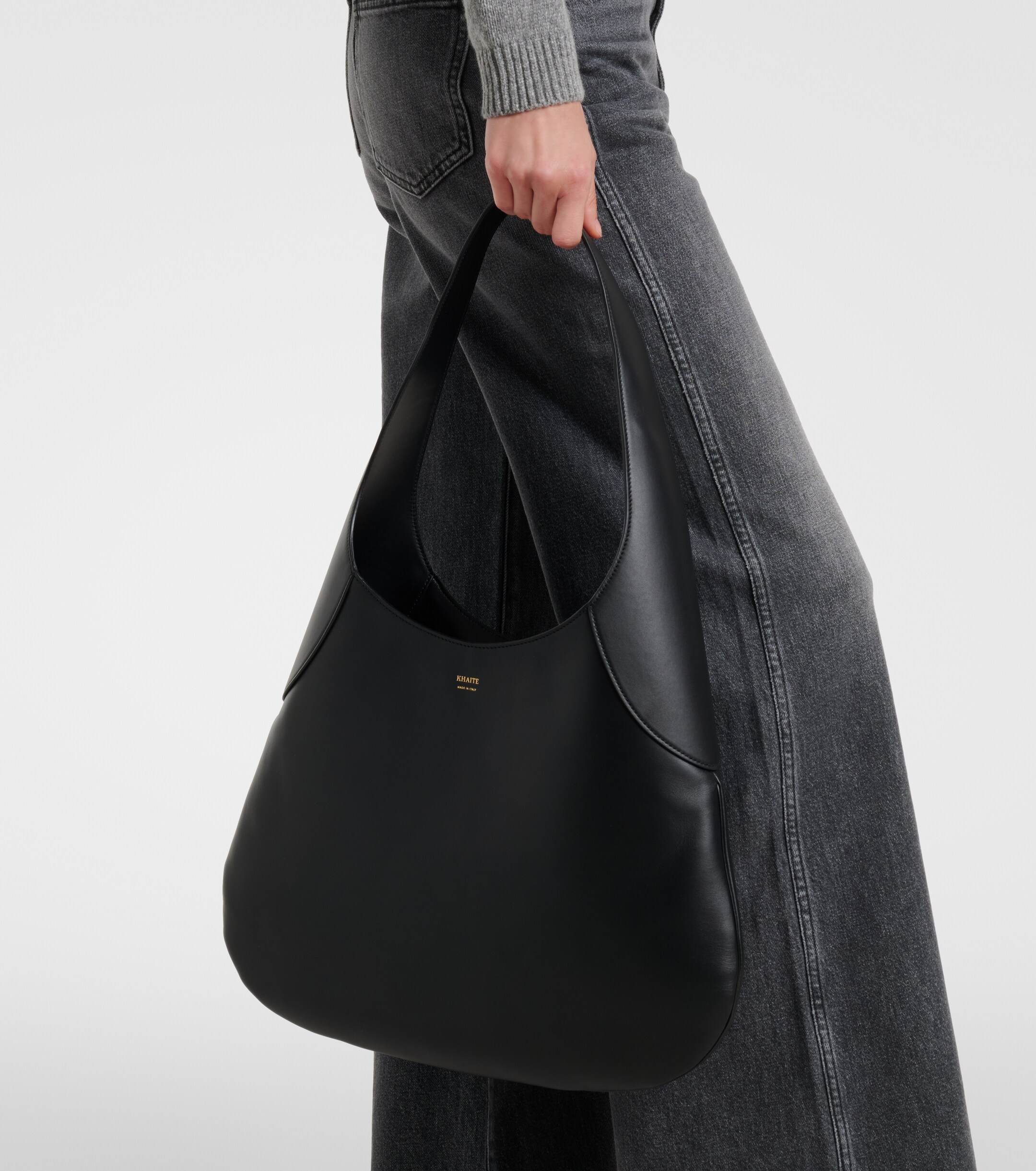 KHAITE Joan Large leather shoulder bag