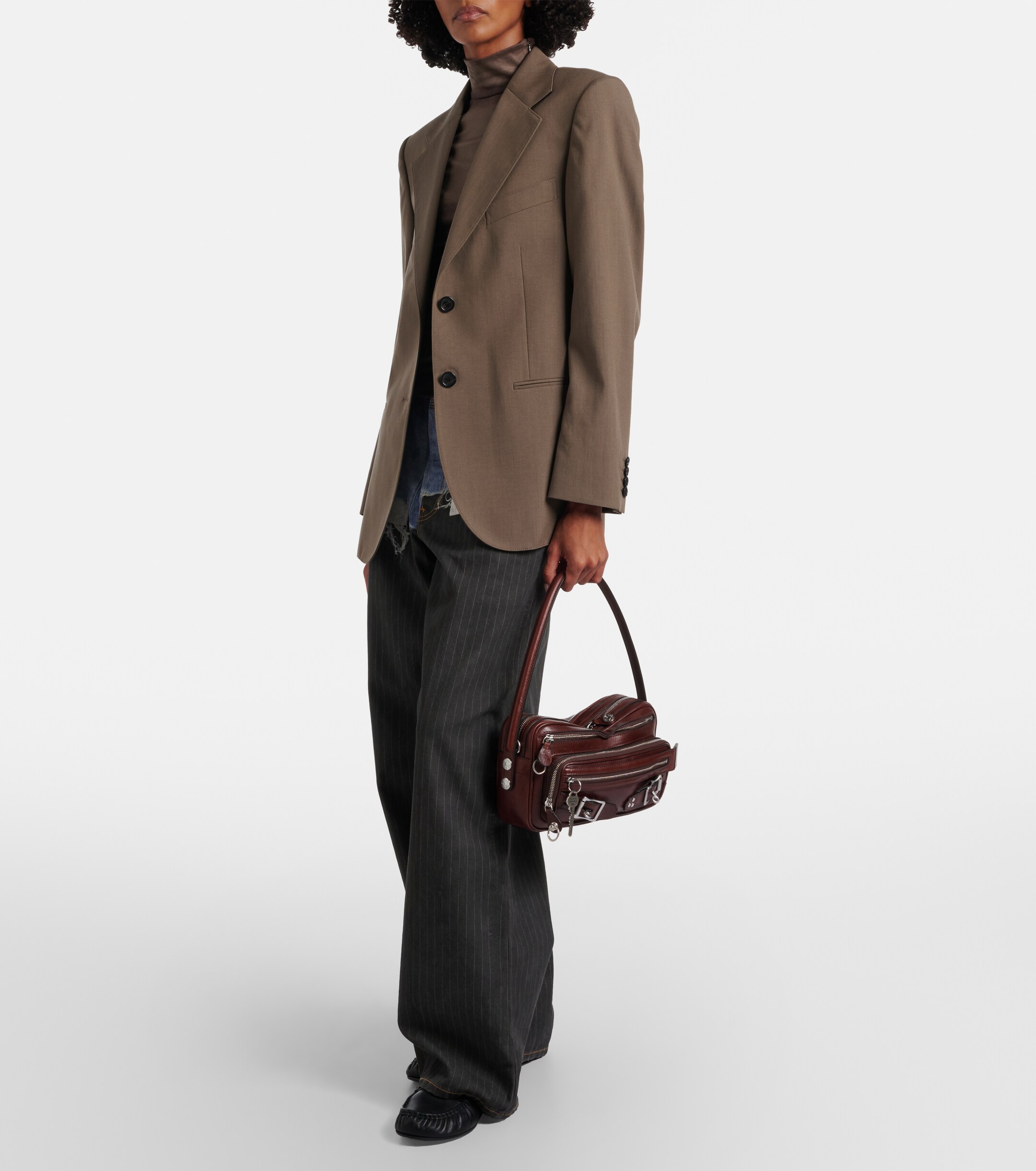 Acne Studios Camero Party leather shoulder bag