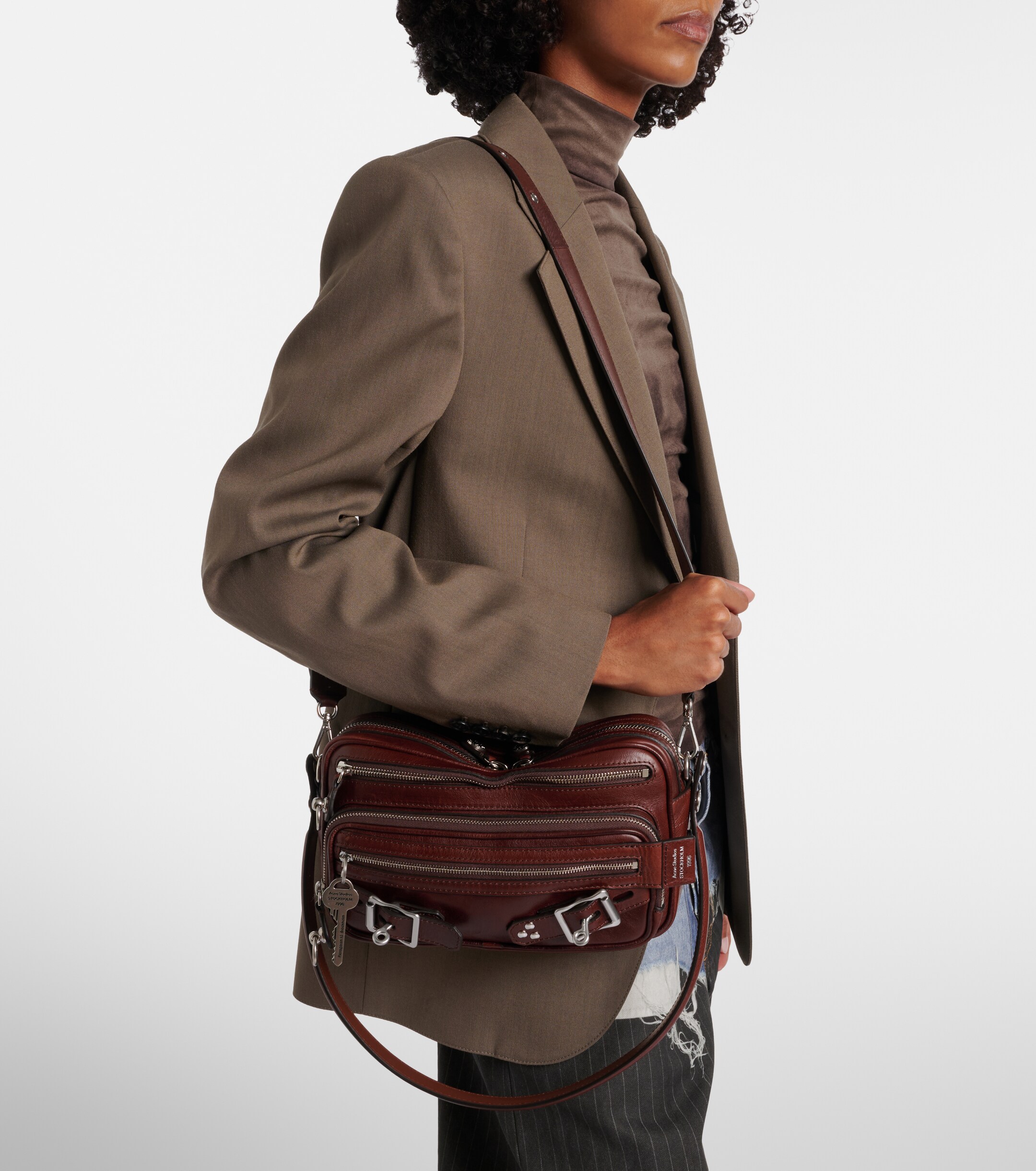 Acne Studios Camero Party leather shoulder bag