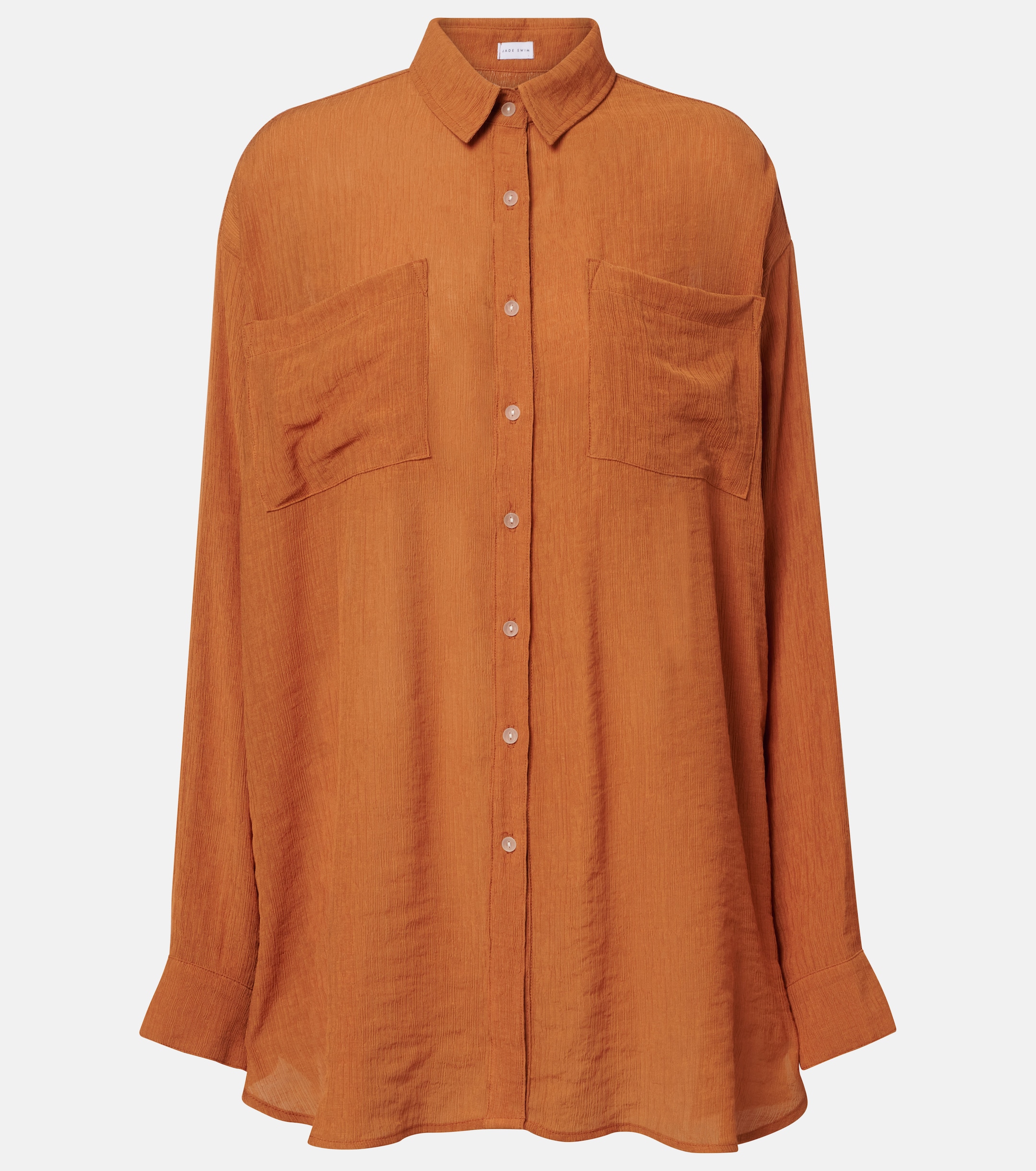 Jade Swim Mika seersucker shirt