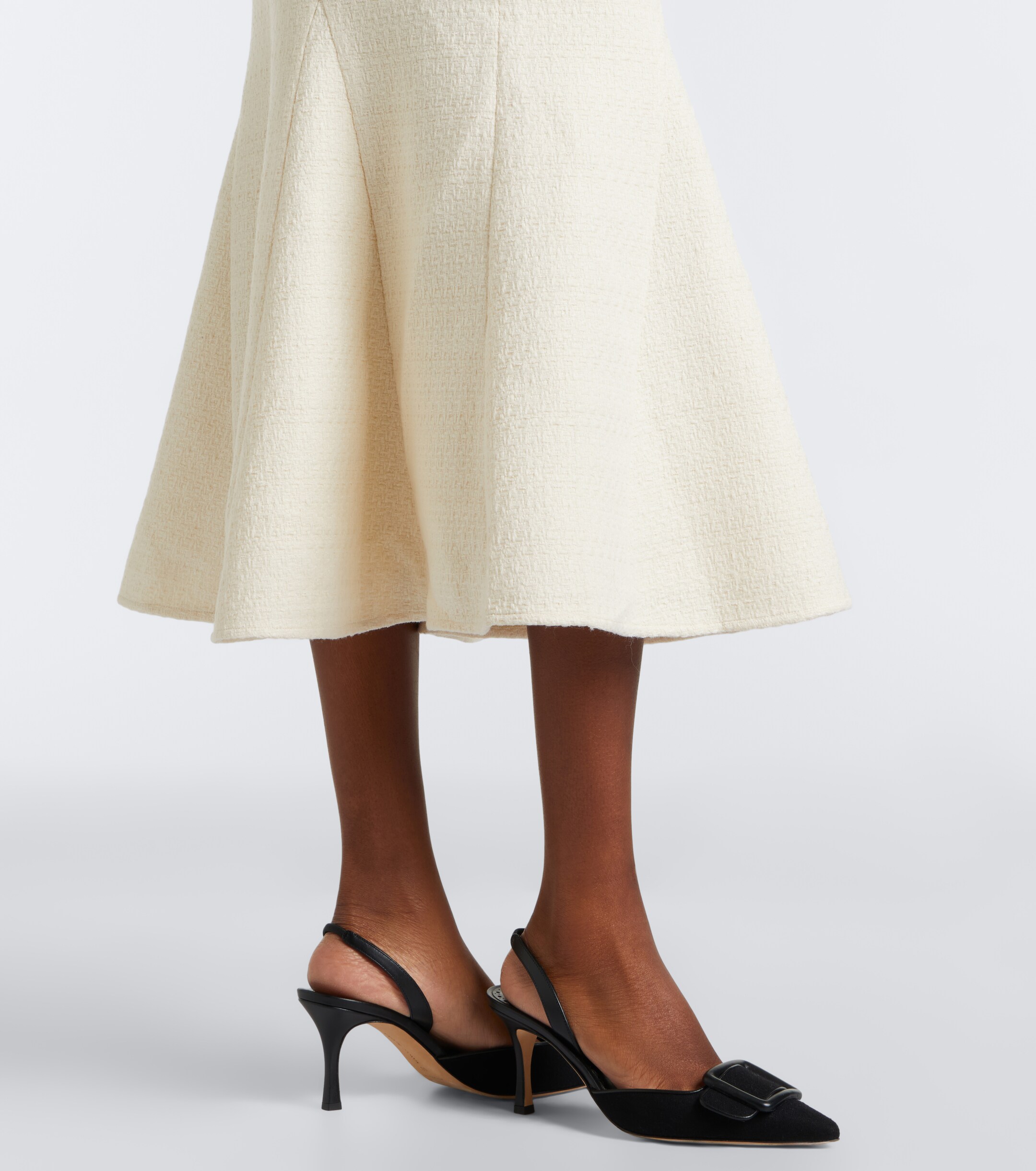 Roland Mouret Roland Mouret Belted asymmetric bouclé cocktail dress