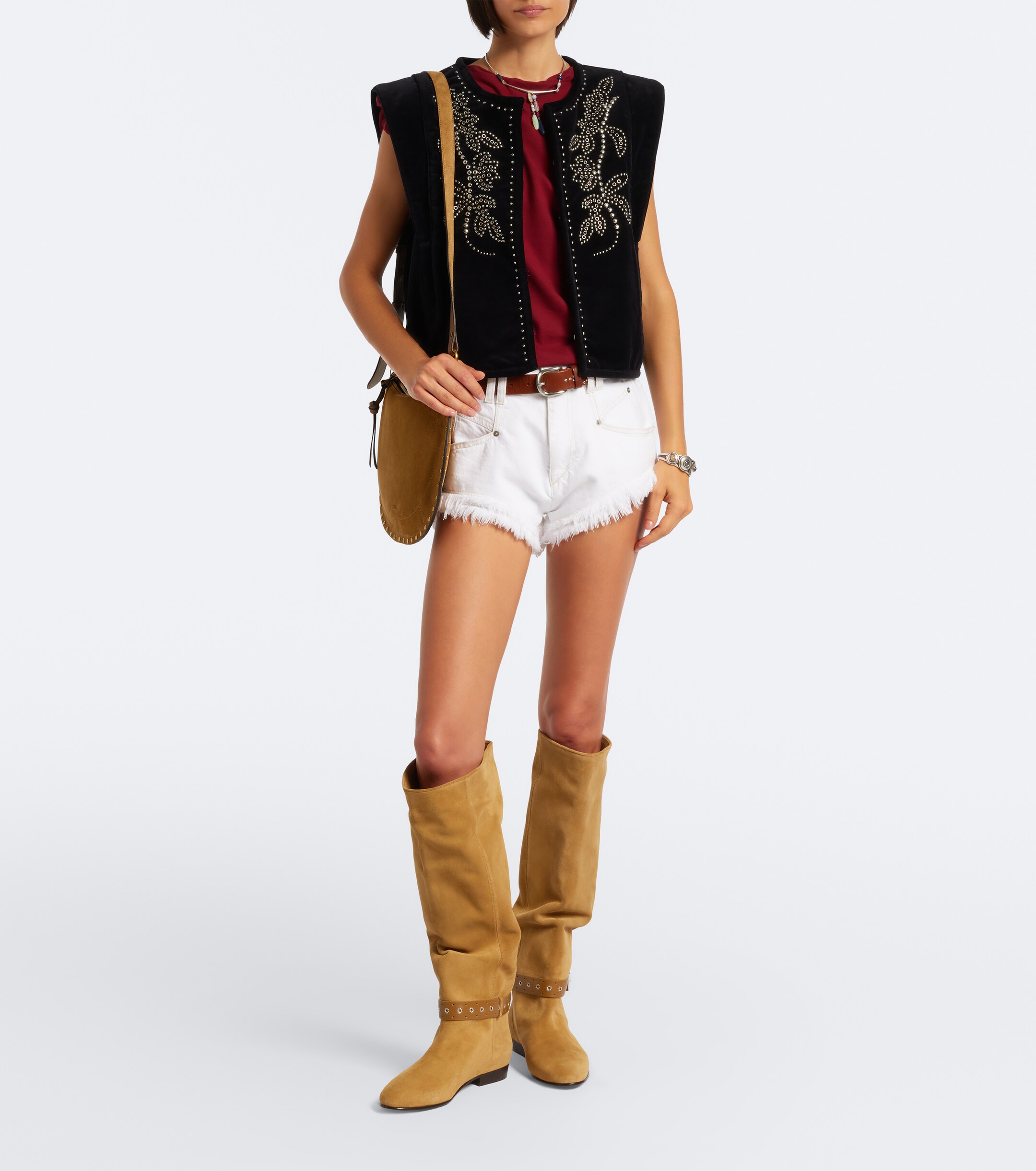 Isabel Marant Isabel Marant Rilton suede knee-high boots