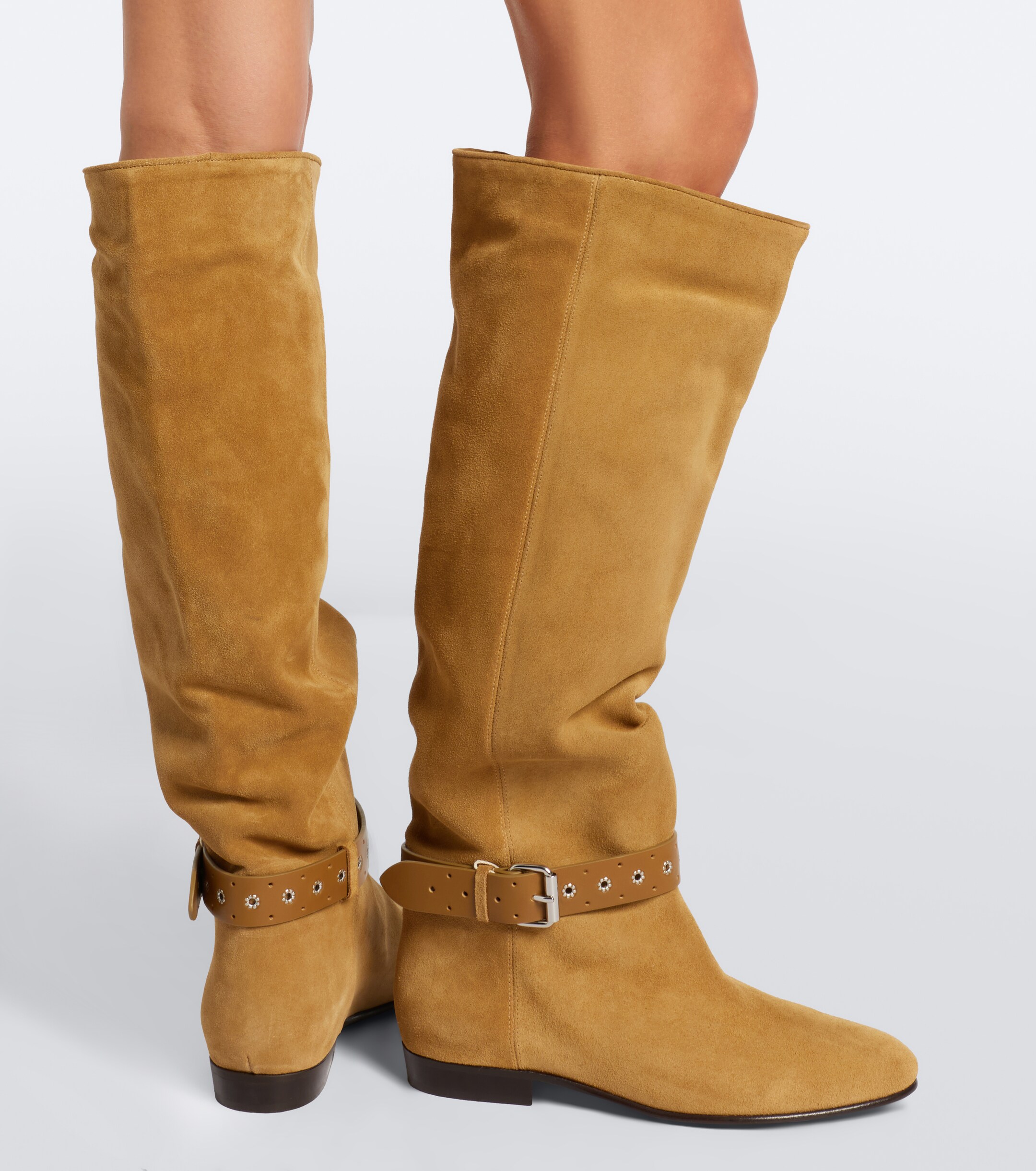 Isabel Marant Isabel Marant Rilton suede knee-high boots