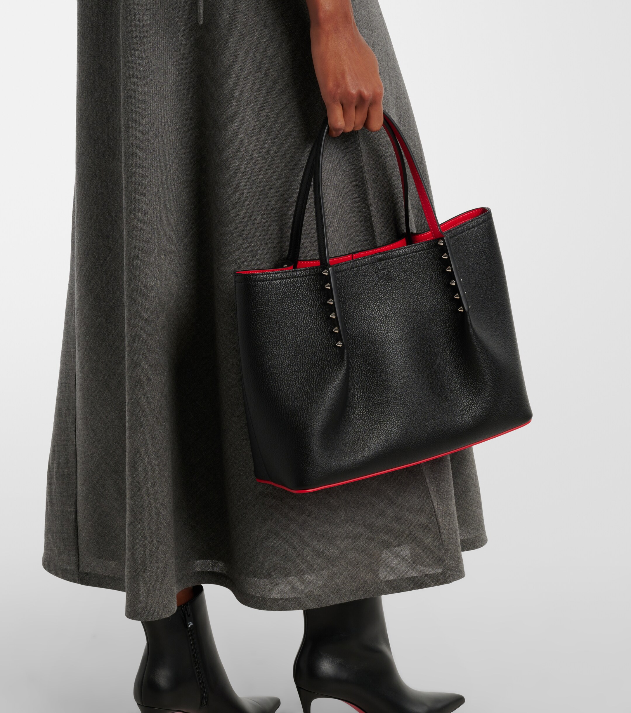 CHRISTIAN LOUBOUTIN Cabarock Small leather tote