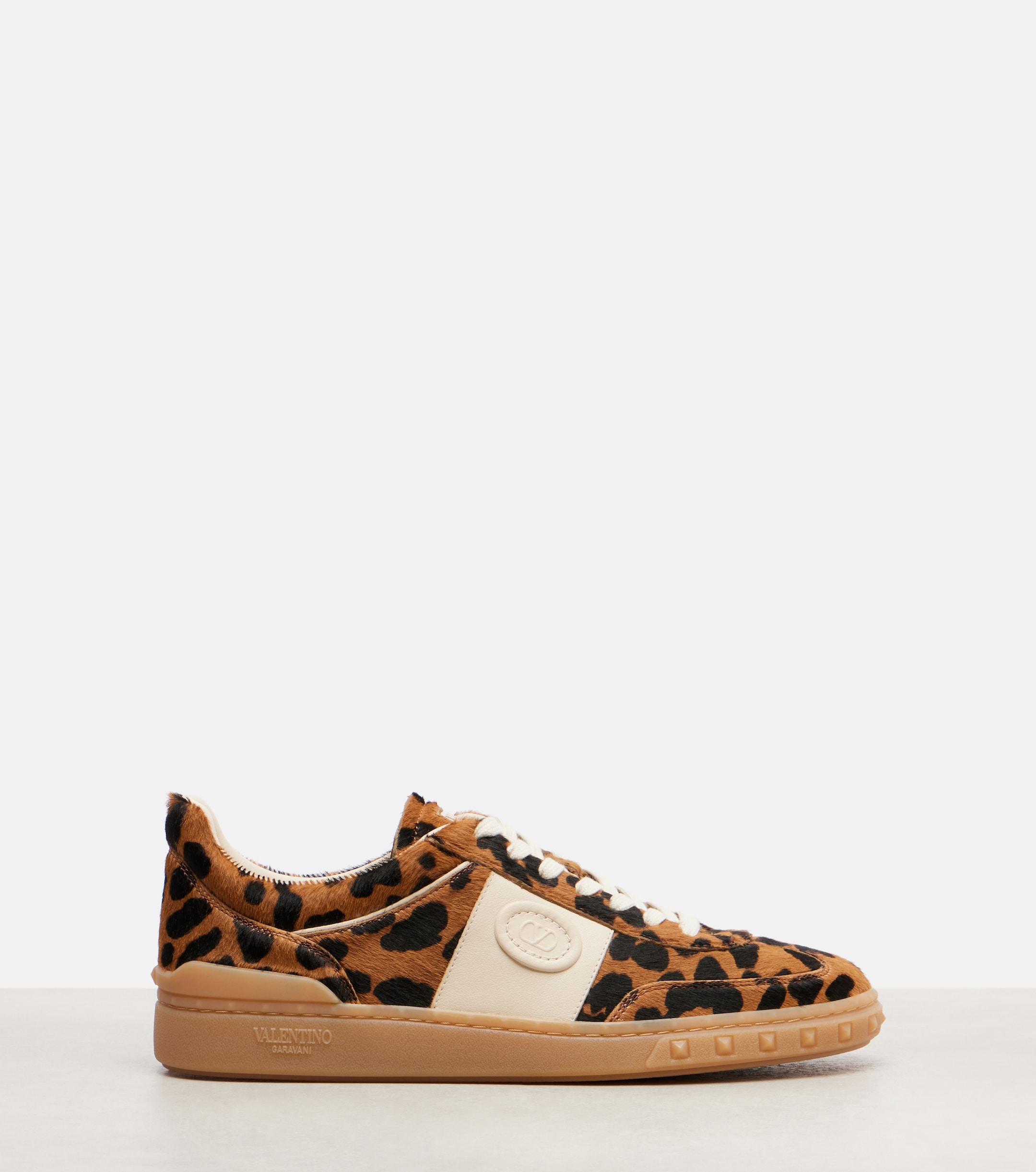 Valentino Garavani Upvillage leopard-print calf hair sneakers thumbnail