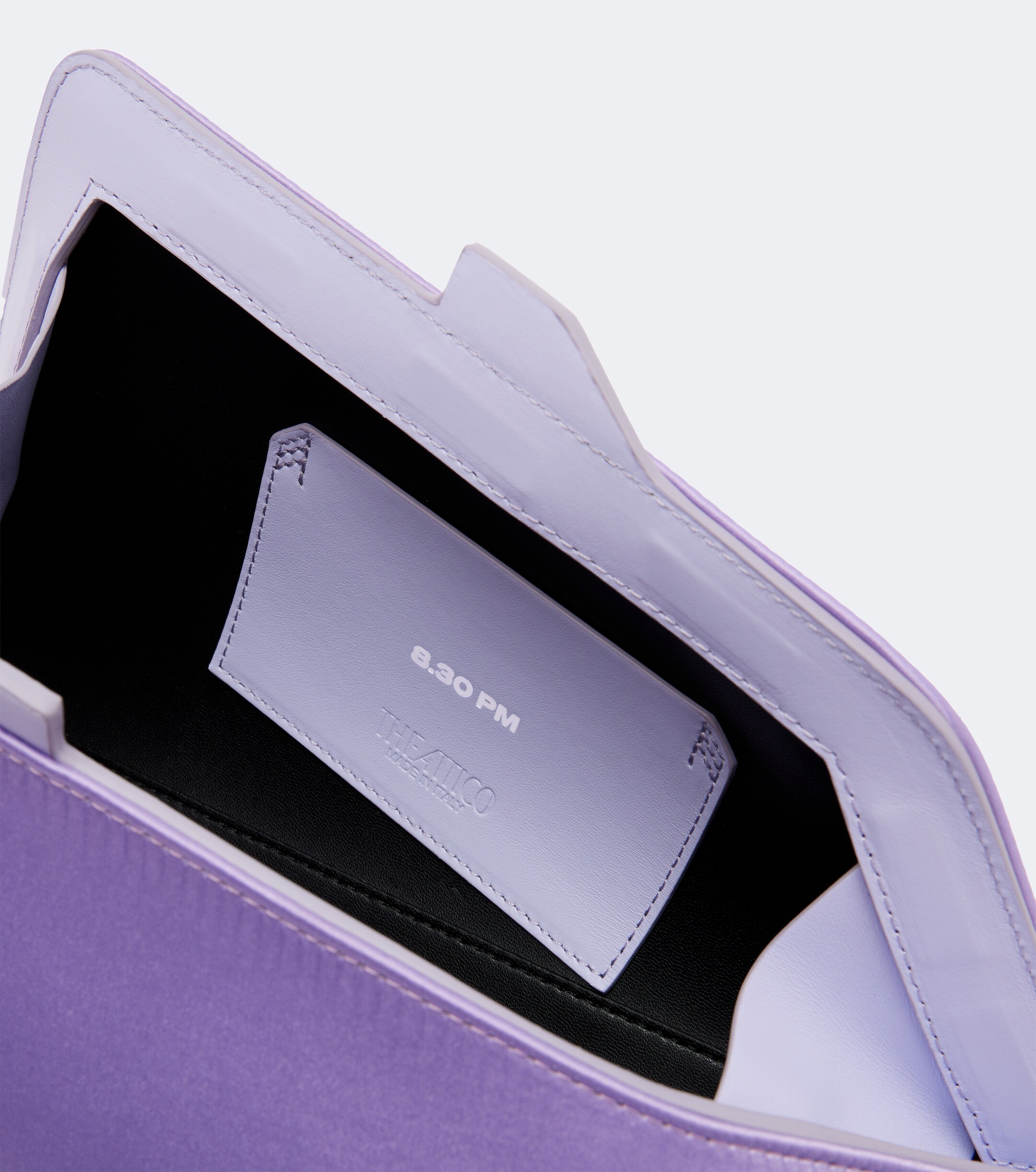 THE ATTICO 8:30PM Small satin clutch