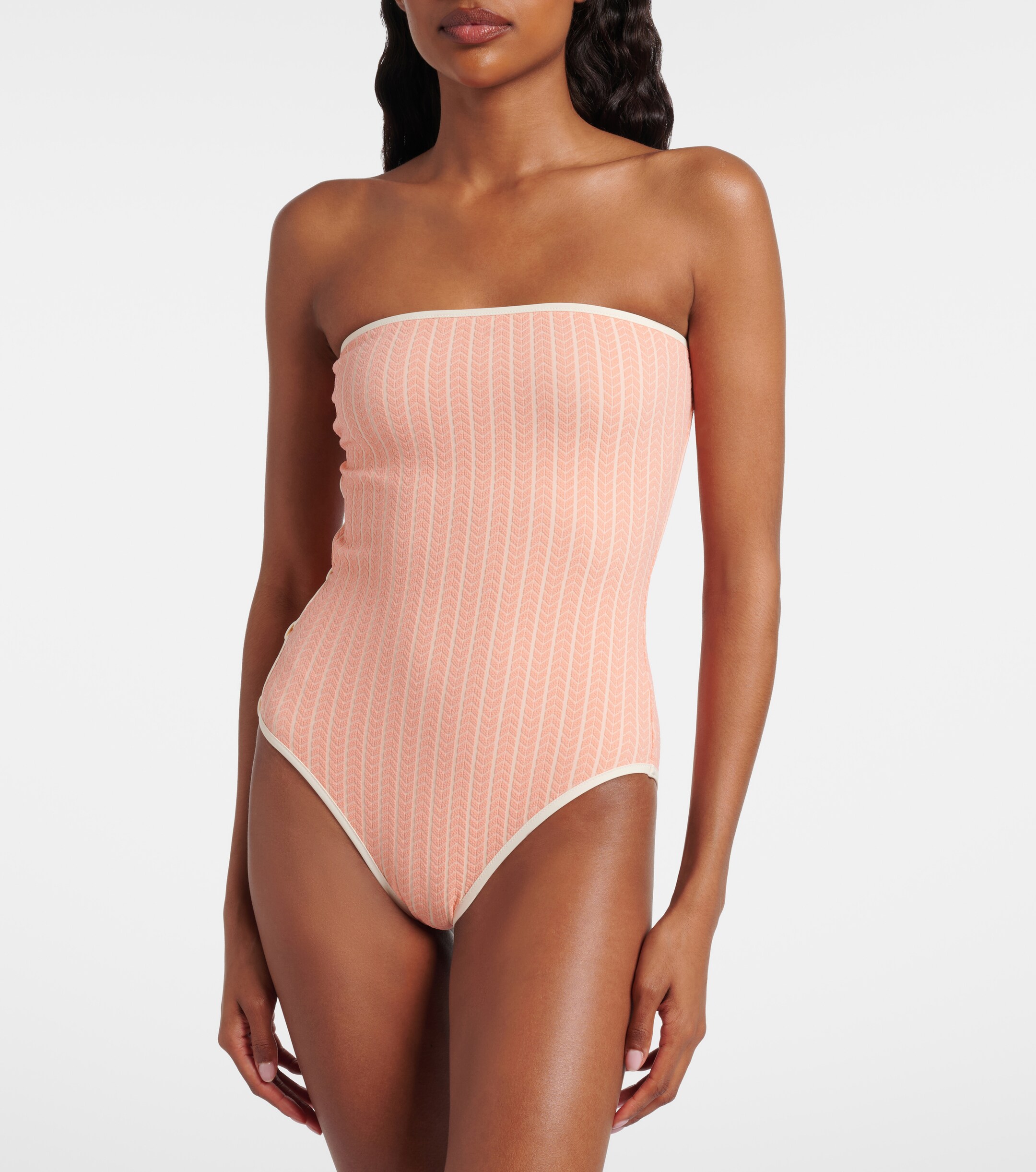 Eres Eres Golden chevron swimsuit