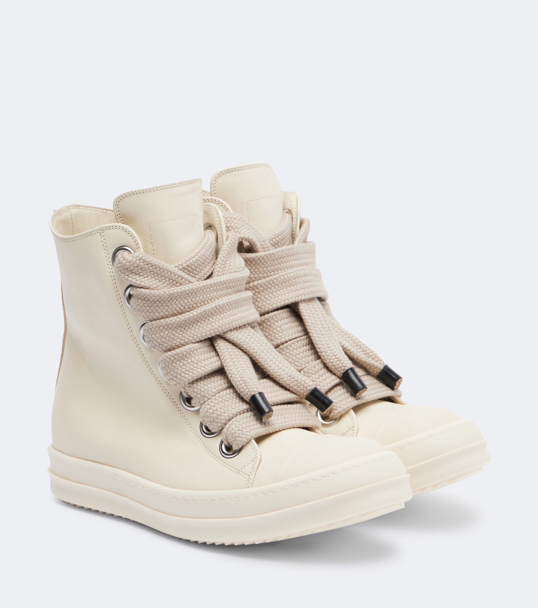 Rick Owens Rick Owens Jumbolace leather sneakers