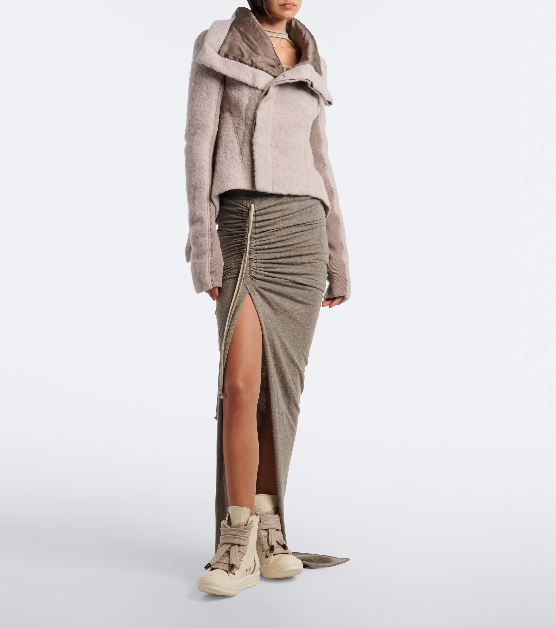 Rick Owens Rick Owens Jumbolace leather sneakers