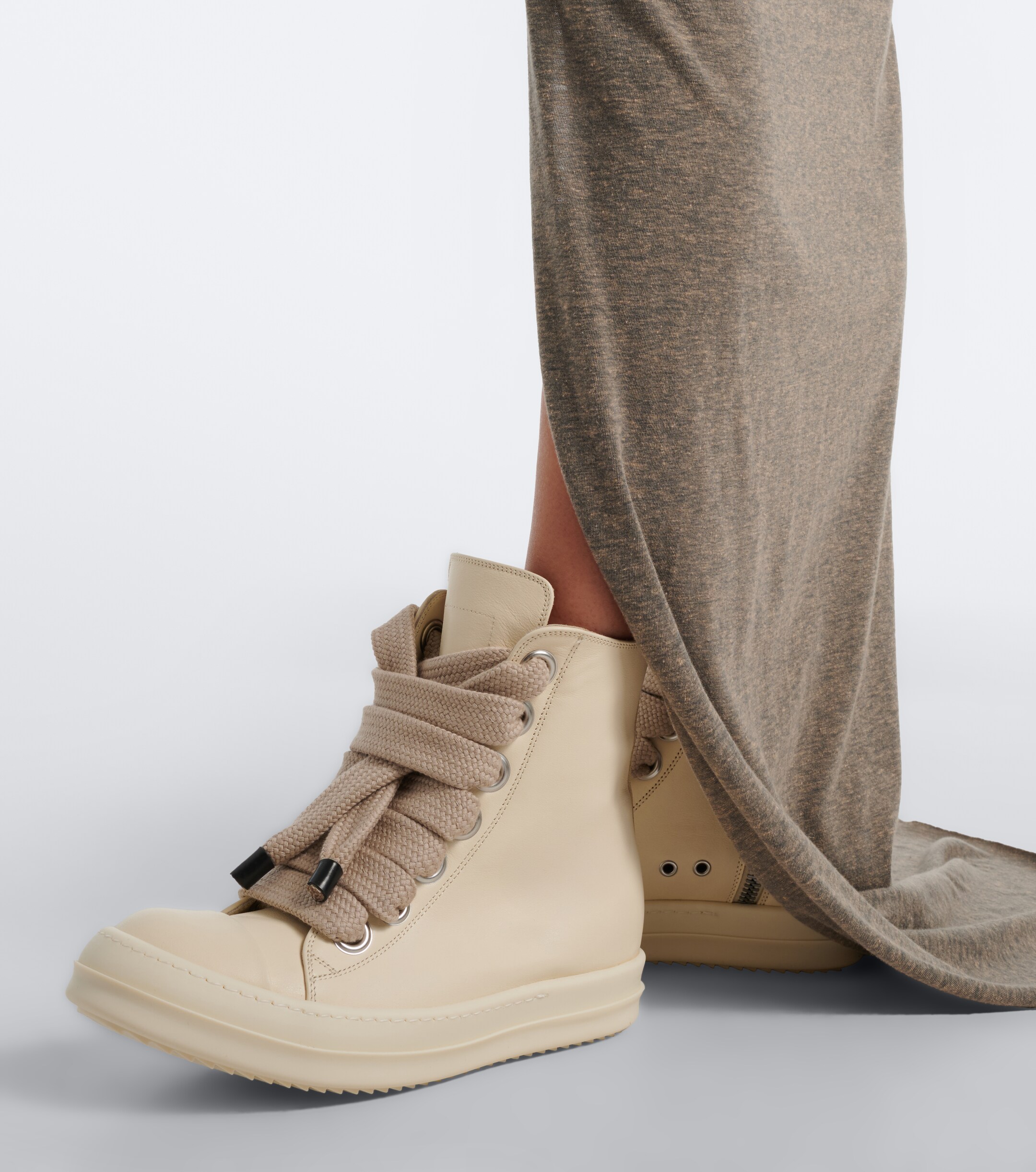Rick Owens Rick Owens Jumbolace leather sneakers
