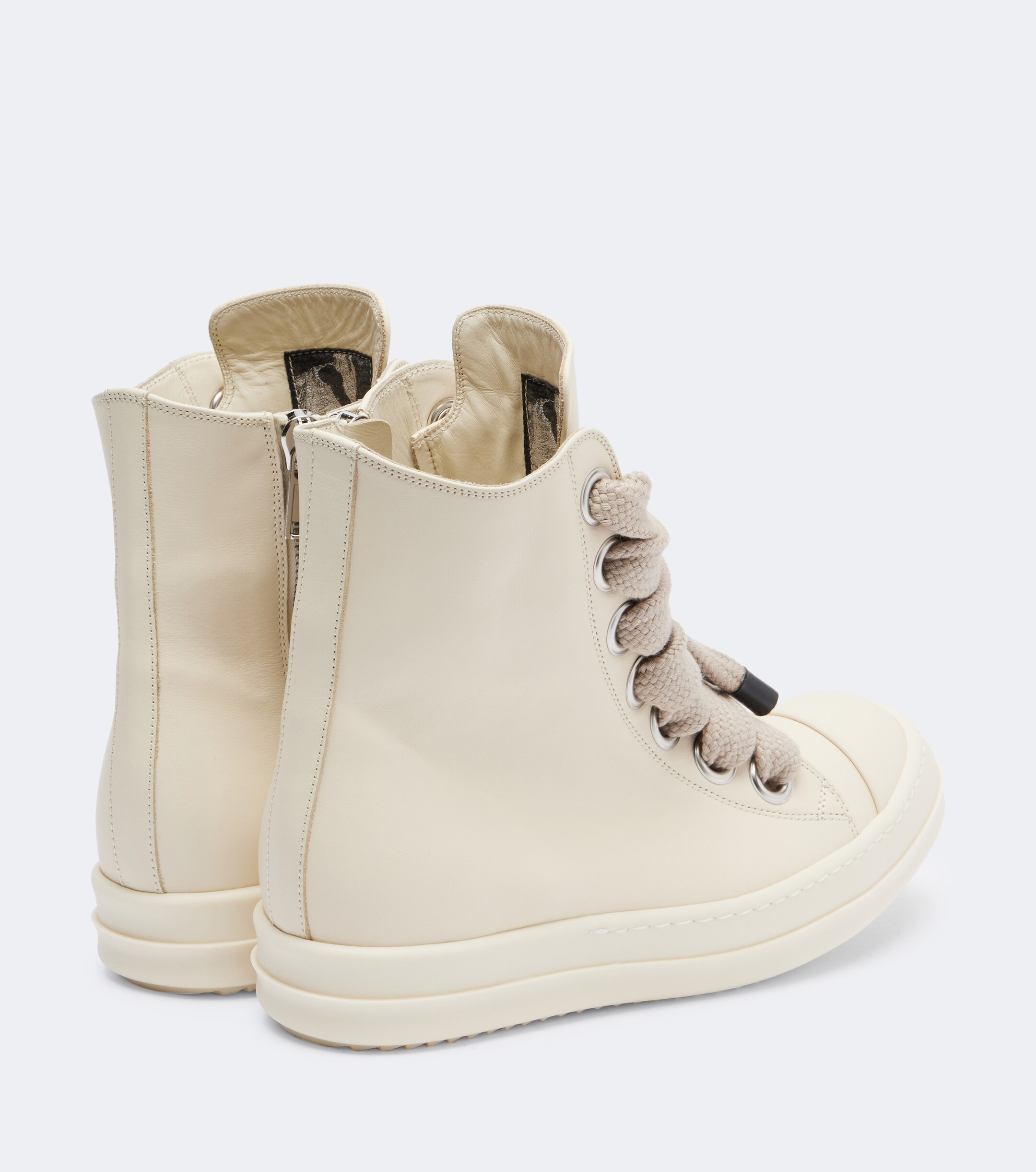 Rick Owens Rick Owens Jumbolace leather sneakers