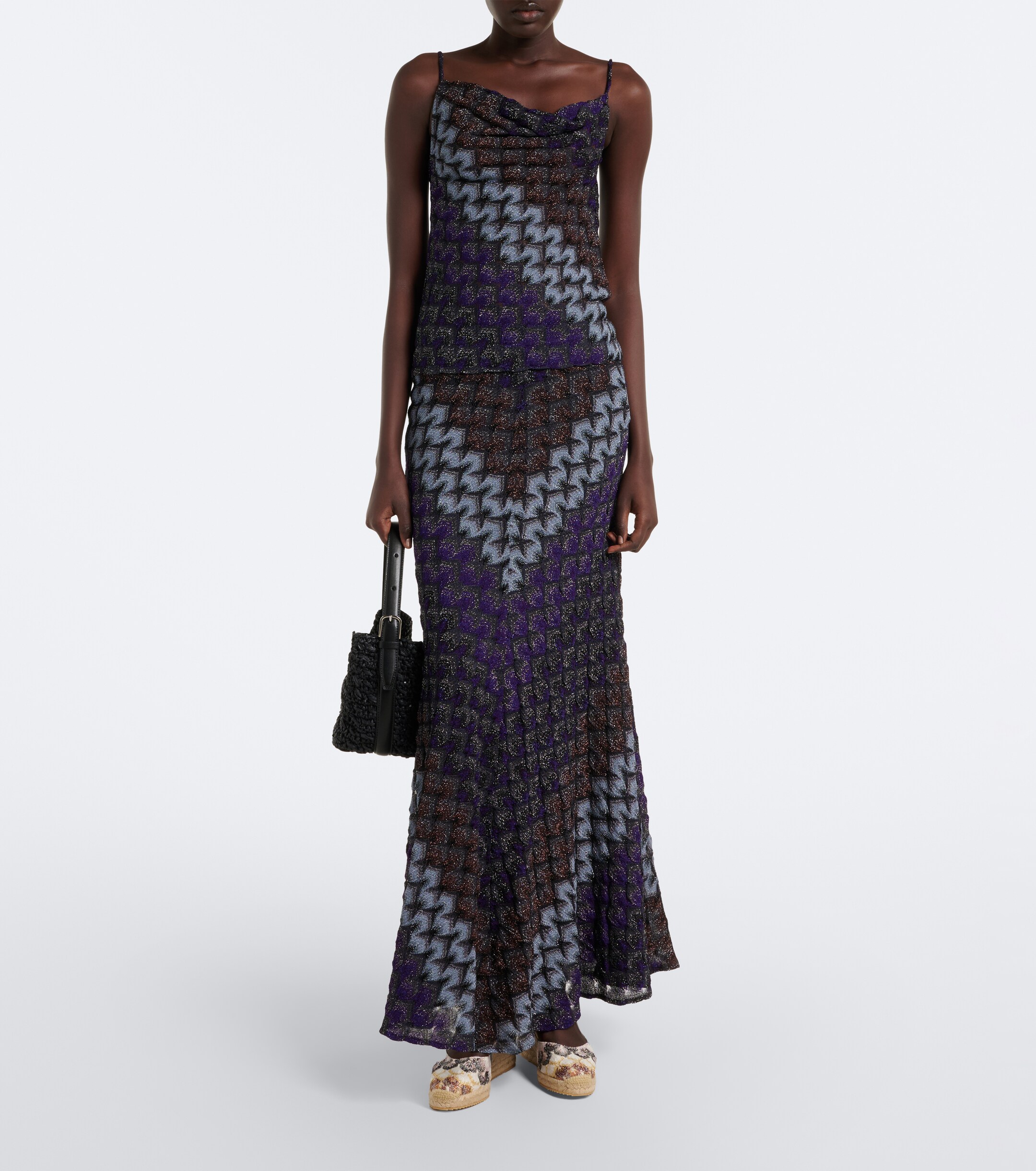 Missoni Missoni Eva lamé espadrille wedges