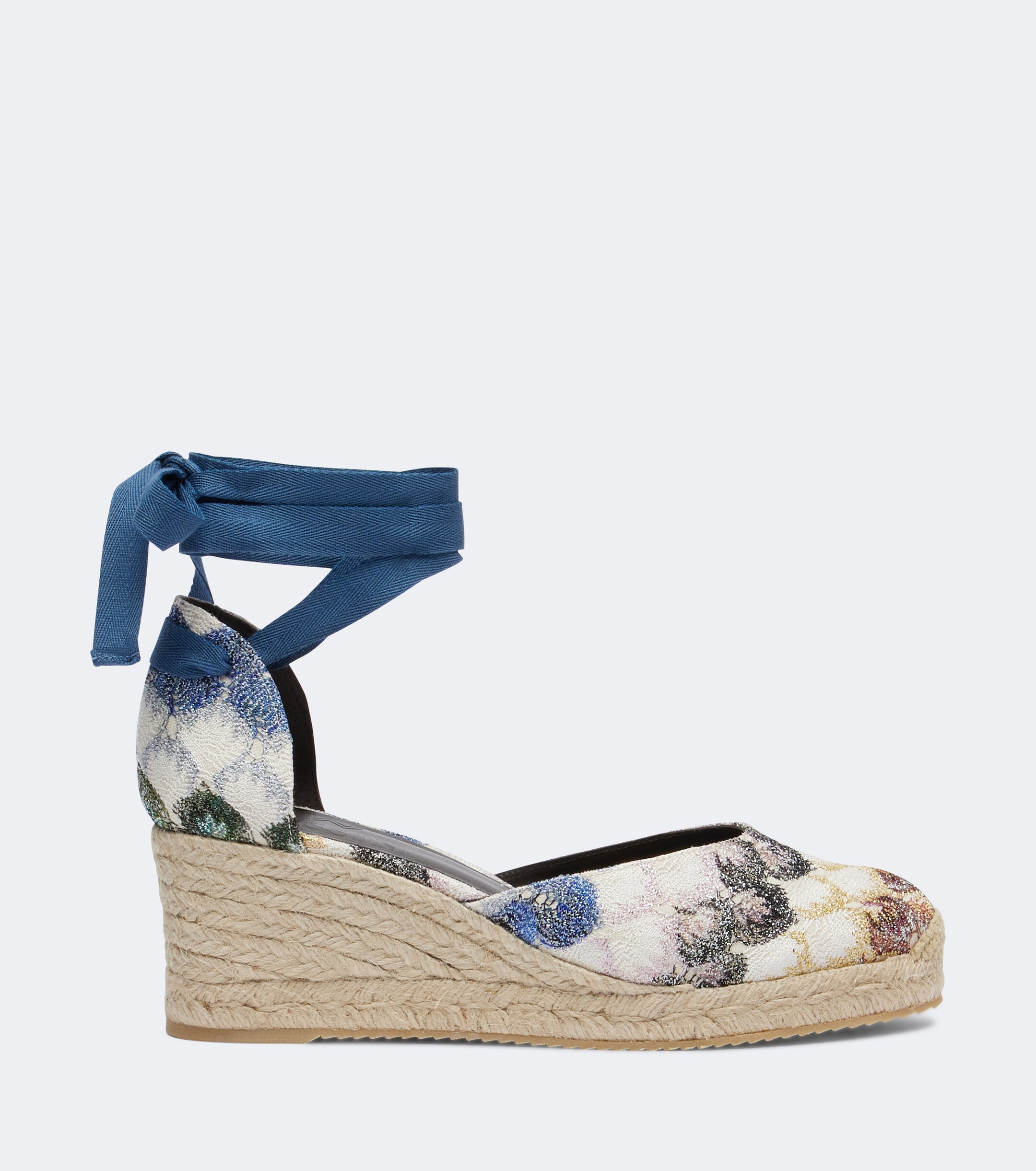 Missoni Missoni Eva lamé espadrille wedges