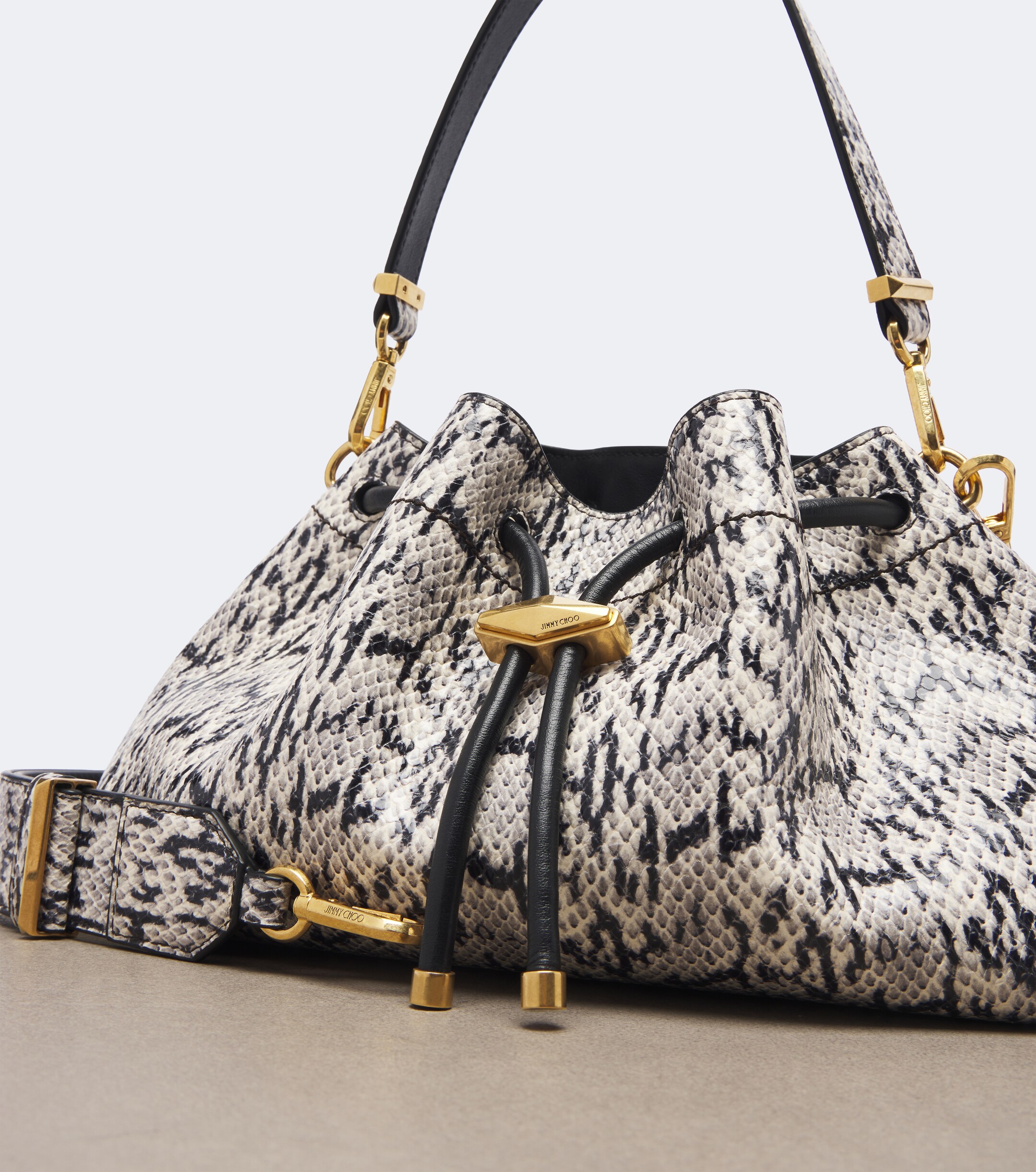 JIMMY CHOO Cinch Medium leather shoulder bag