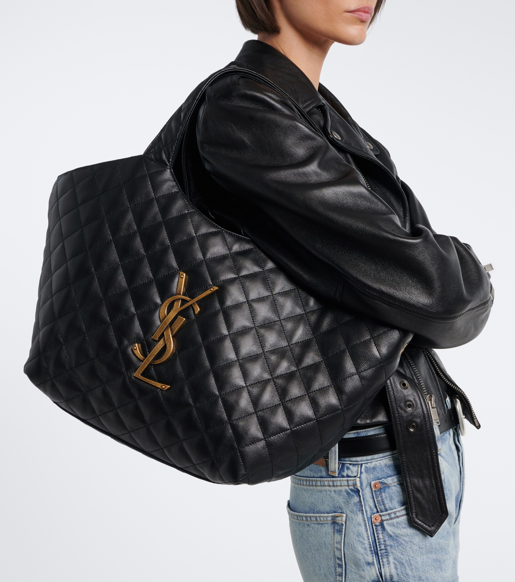 Saint Laurent Icare Medium quilted leather shopper