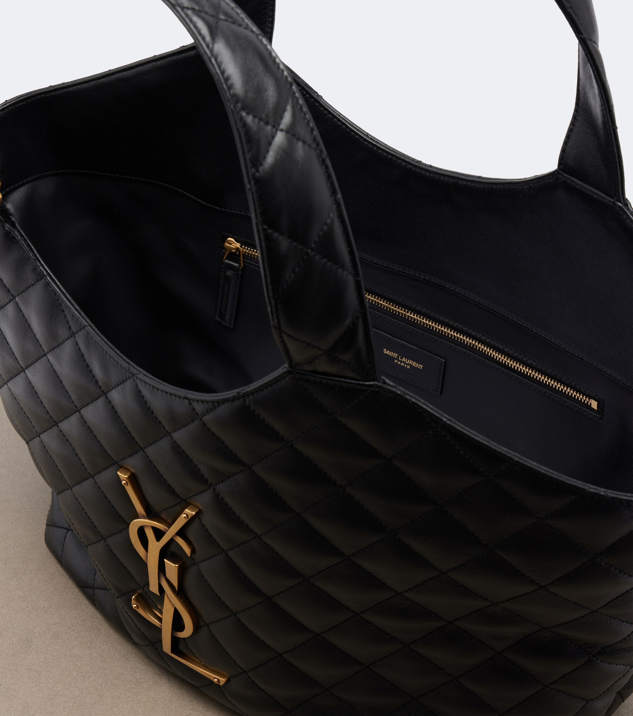 Saint Laurent Icare Medium quilted leather shopper