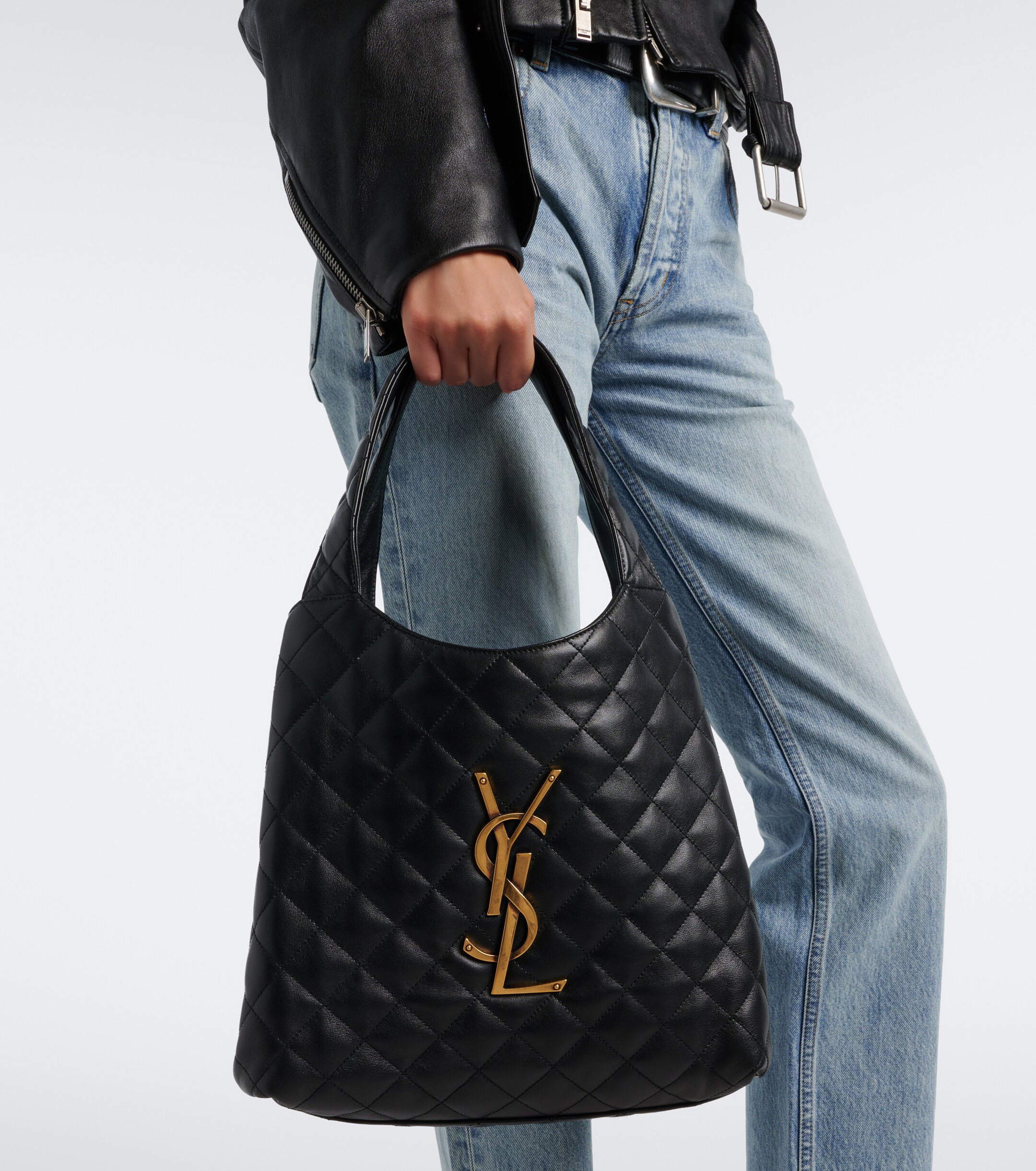 Saint Laurent Icare Medium quilted leather shopper