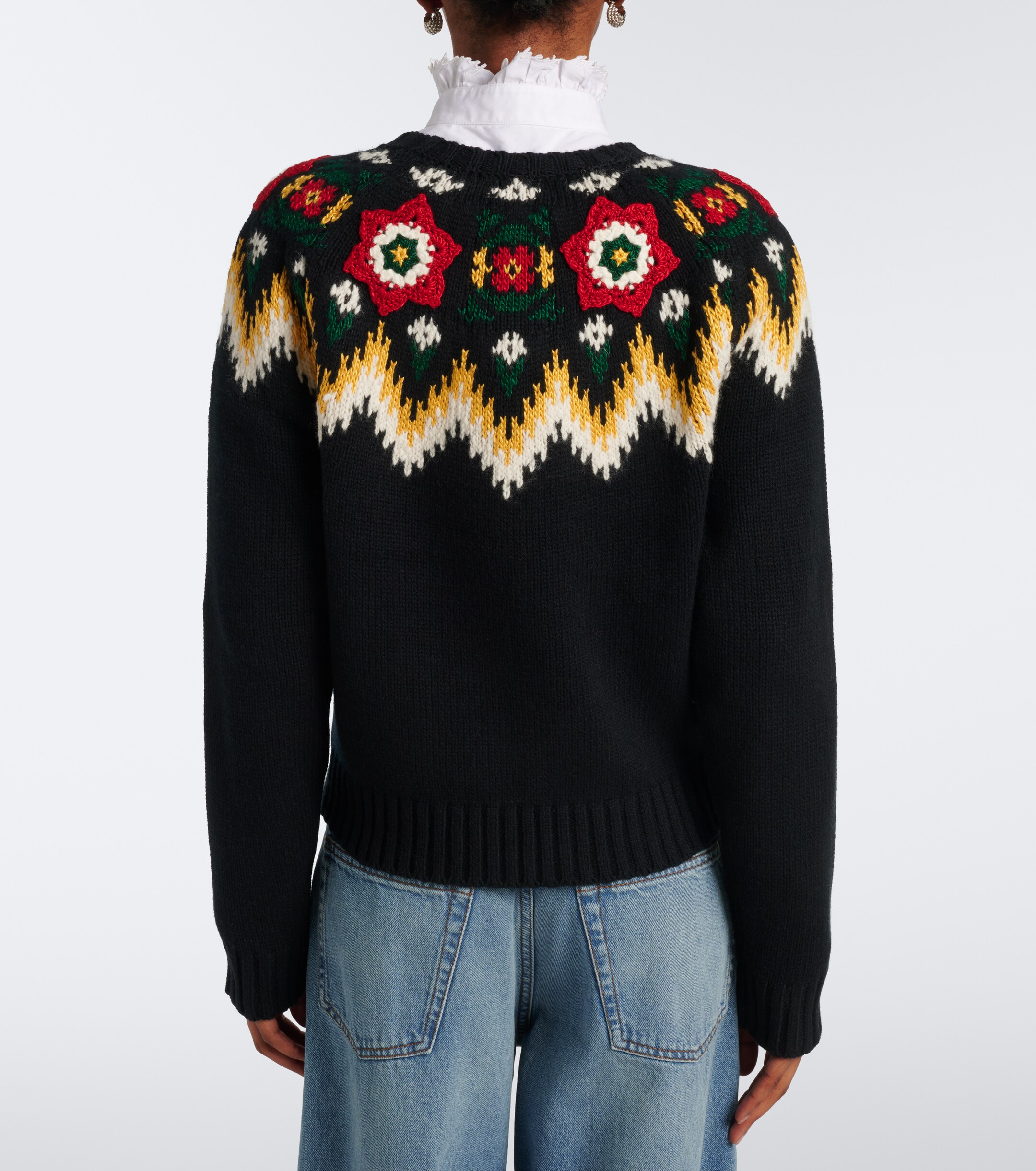 Polo Ralph Lauren Polo Ralph Lauren Crochet wool and cotton sweater