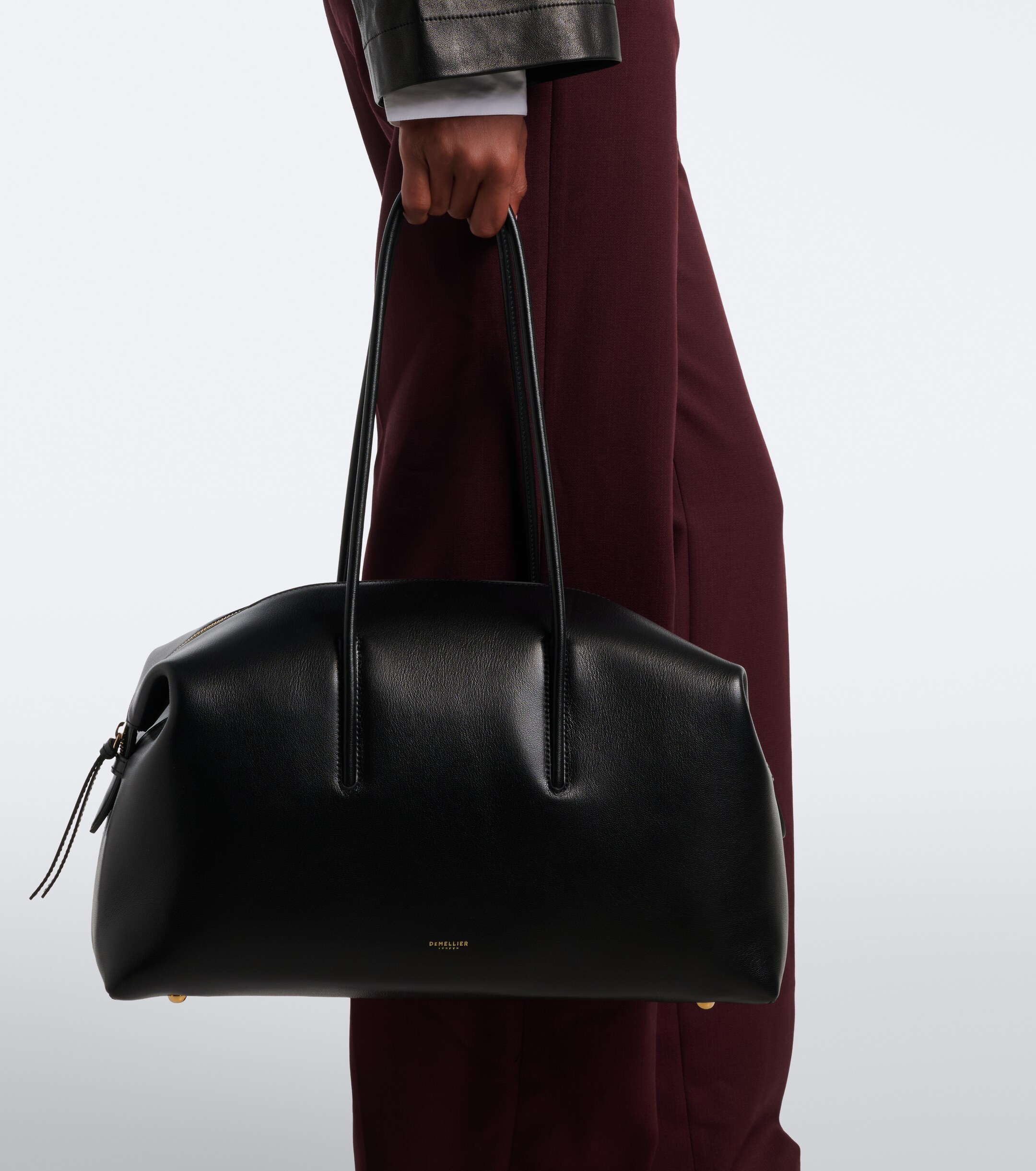 DeMellier Stockholm Large leather top-handle bag thumbnail