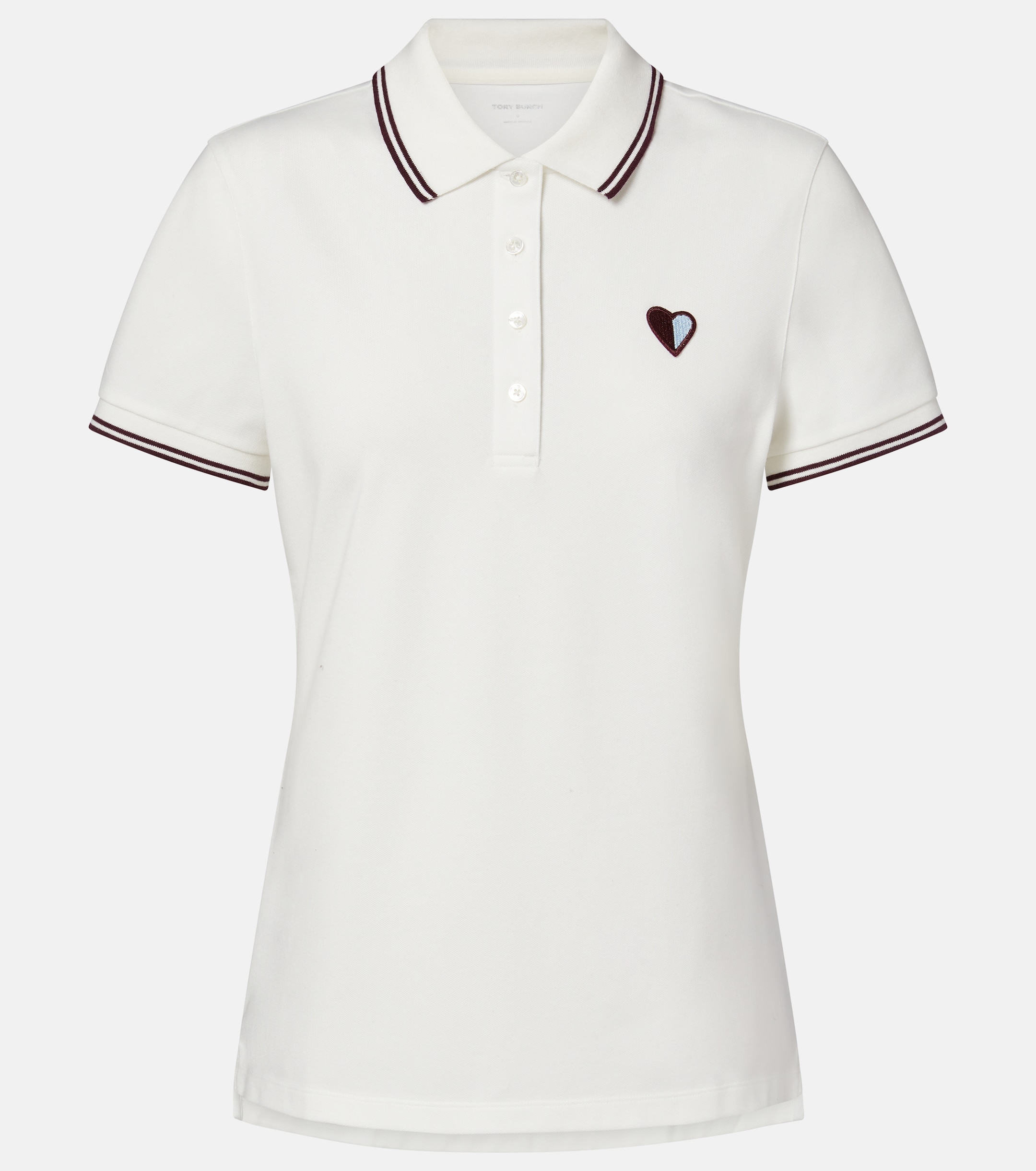 Tory Burch Tory Burch Cotton-blend piqué polo shirt