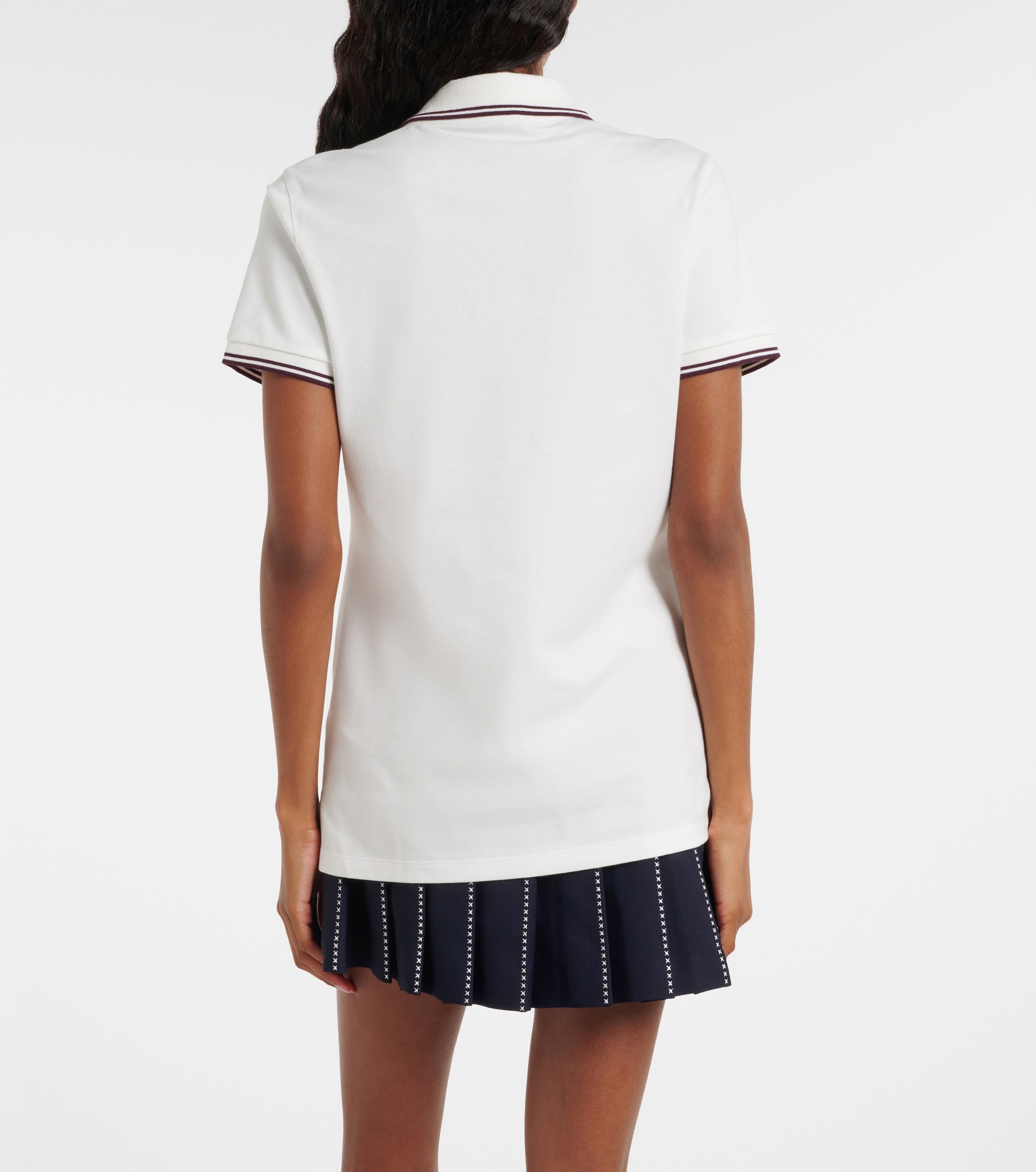 Tory Burch Tory Burch Cotton-blend piqué polo shirt