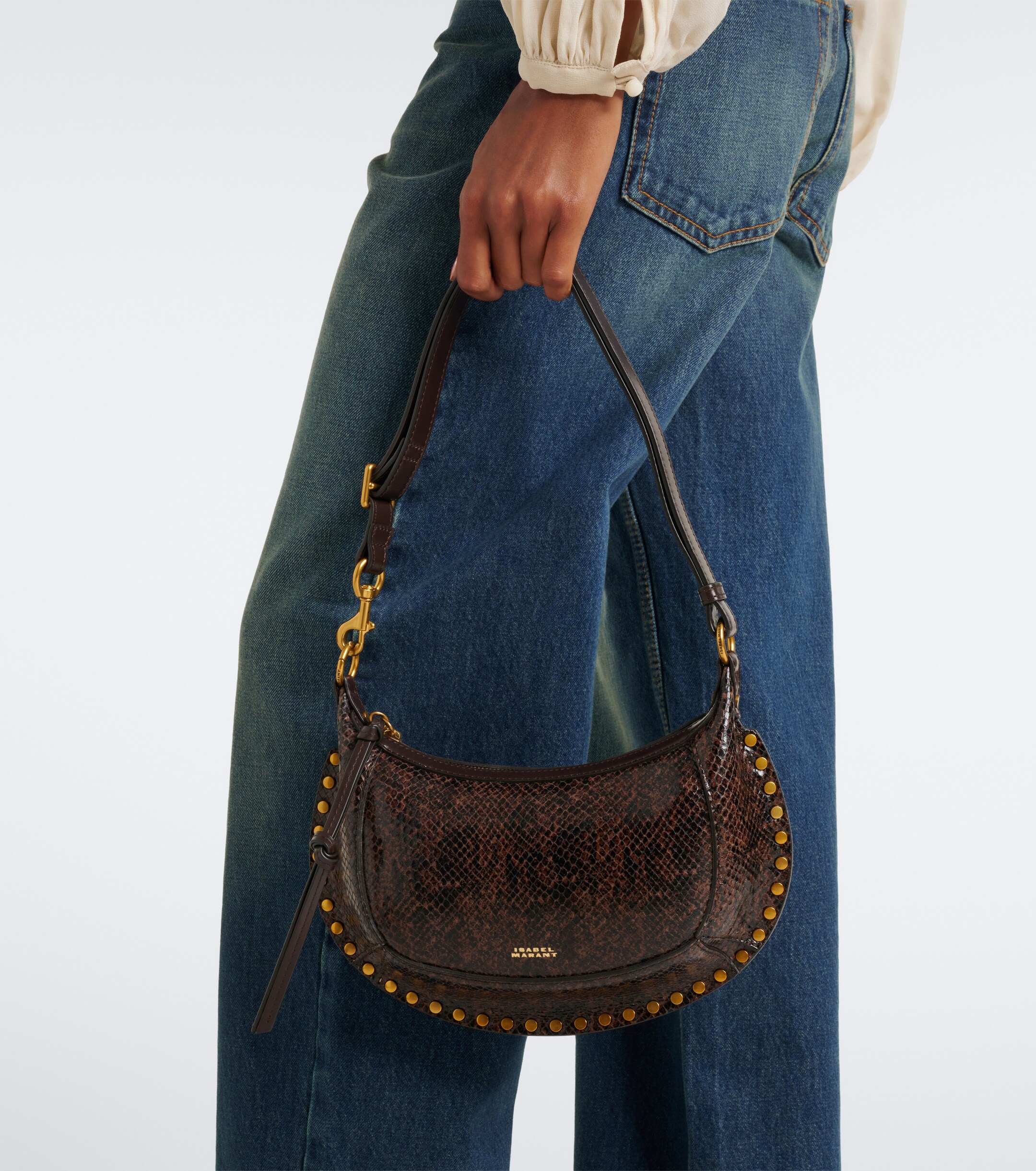 Isabel Marant Oskan Small leather shoulder bag