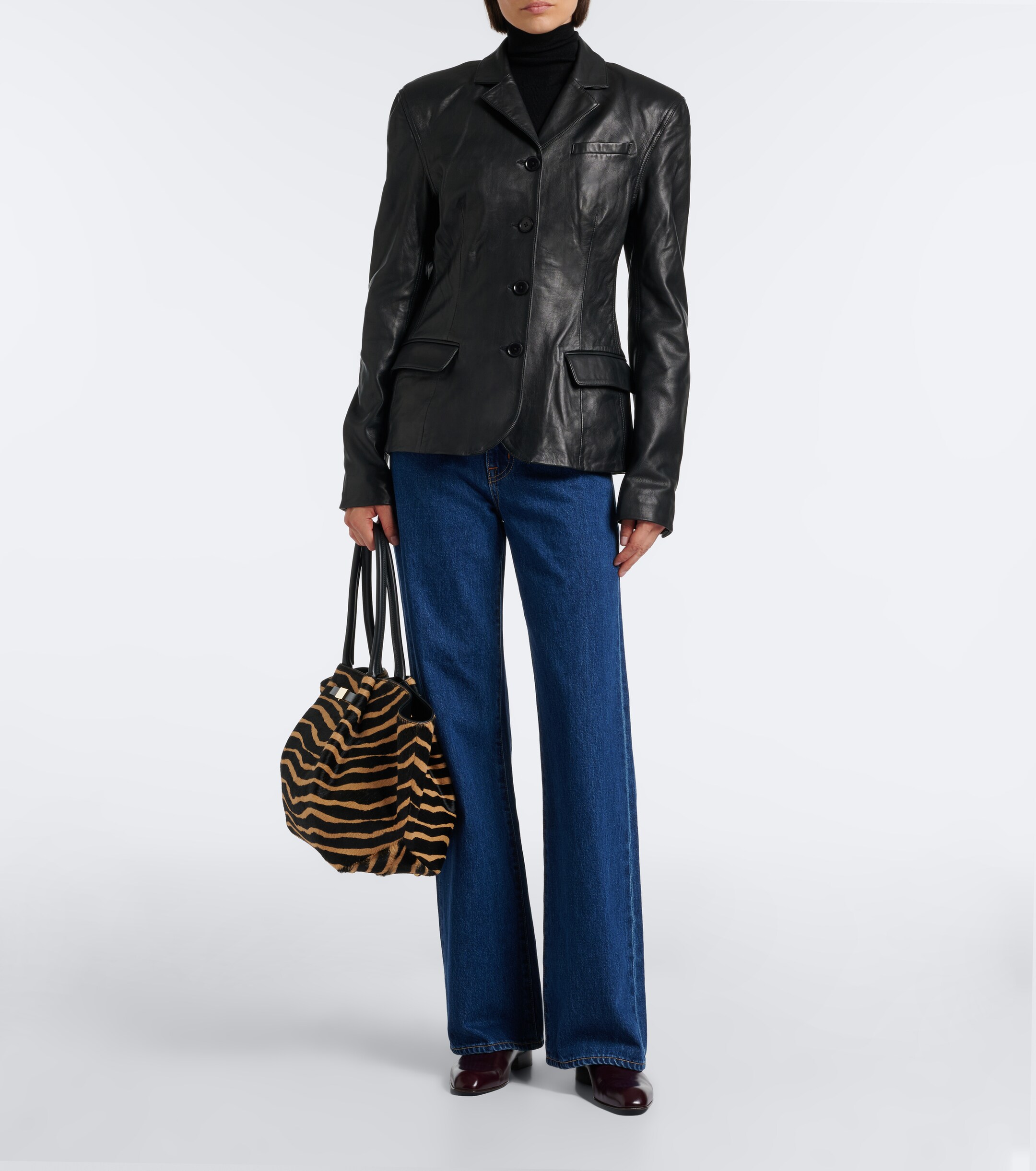 DeMellier DeMellier New York Medium calf hair tote bag