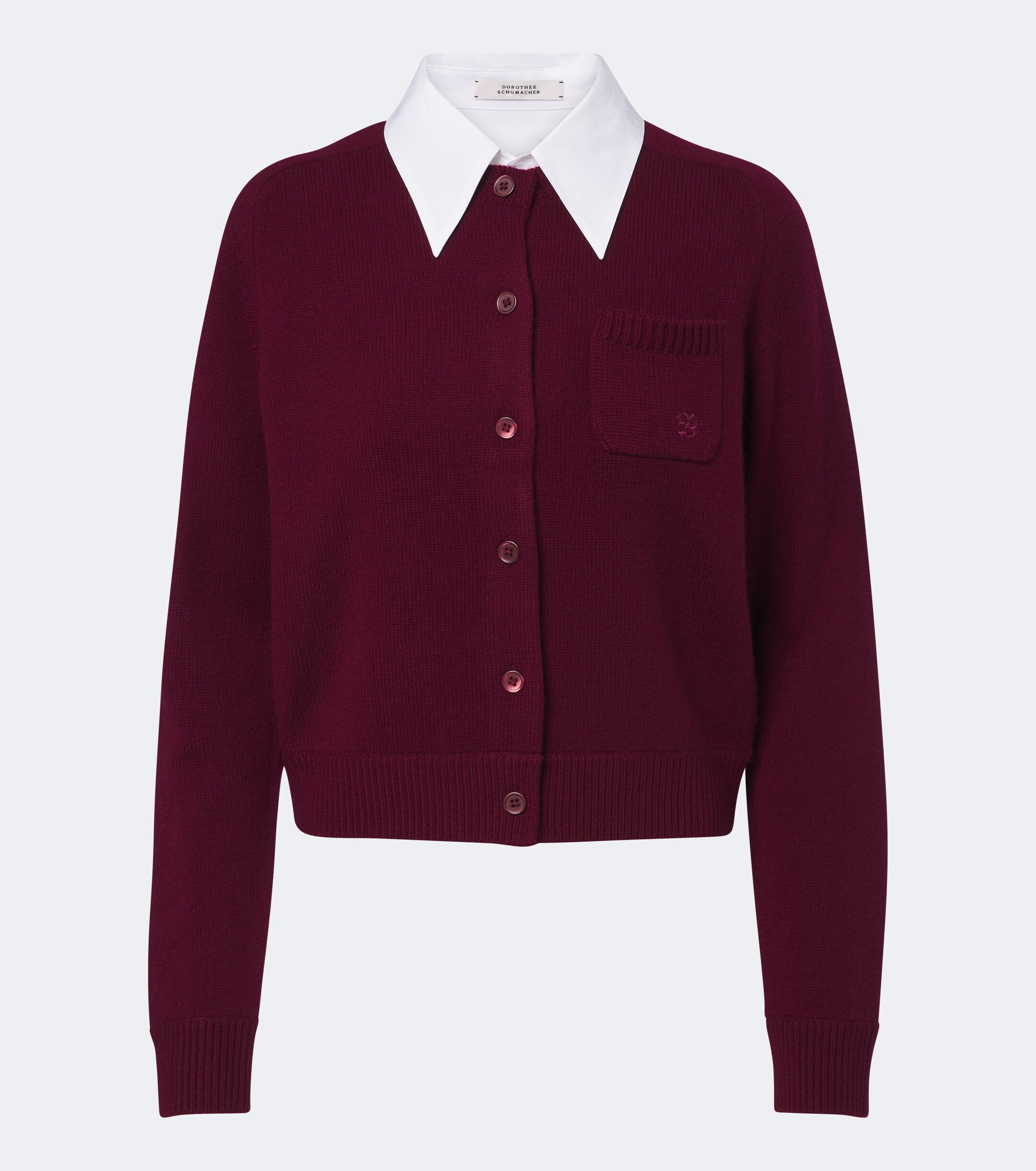 Dorothee Schumacher Dorothee Schumacher Layered wool and cashmere cardigan