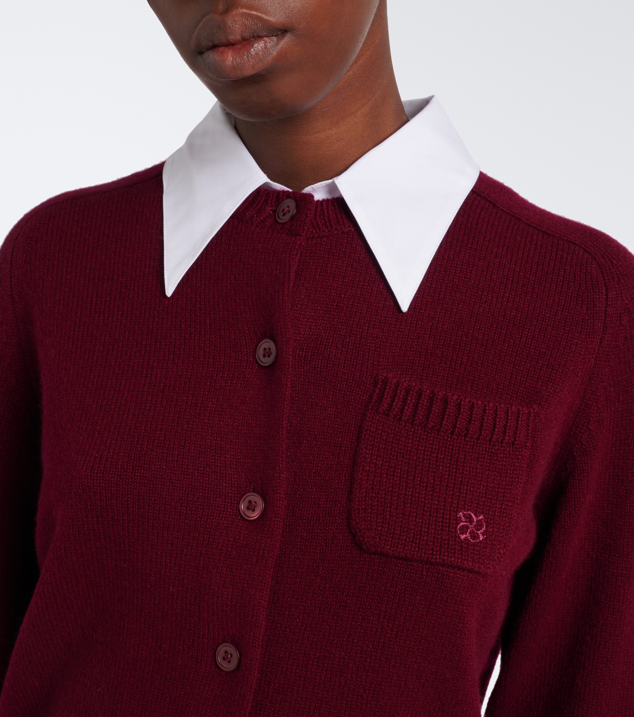 Dorothee Schumacher Dorothee Schumacher Layered wool and cashmere cardigan