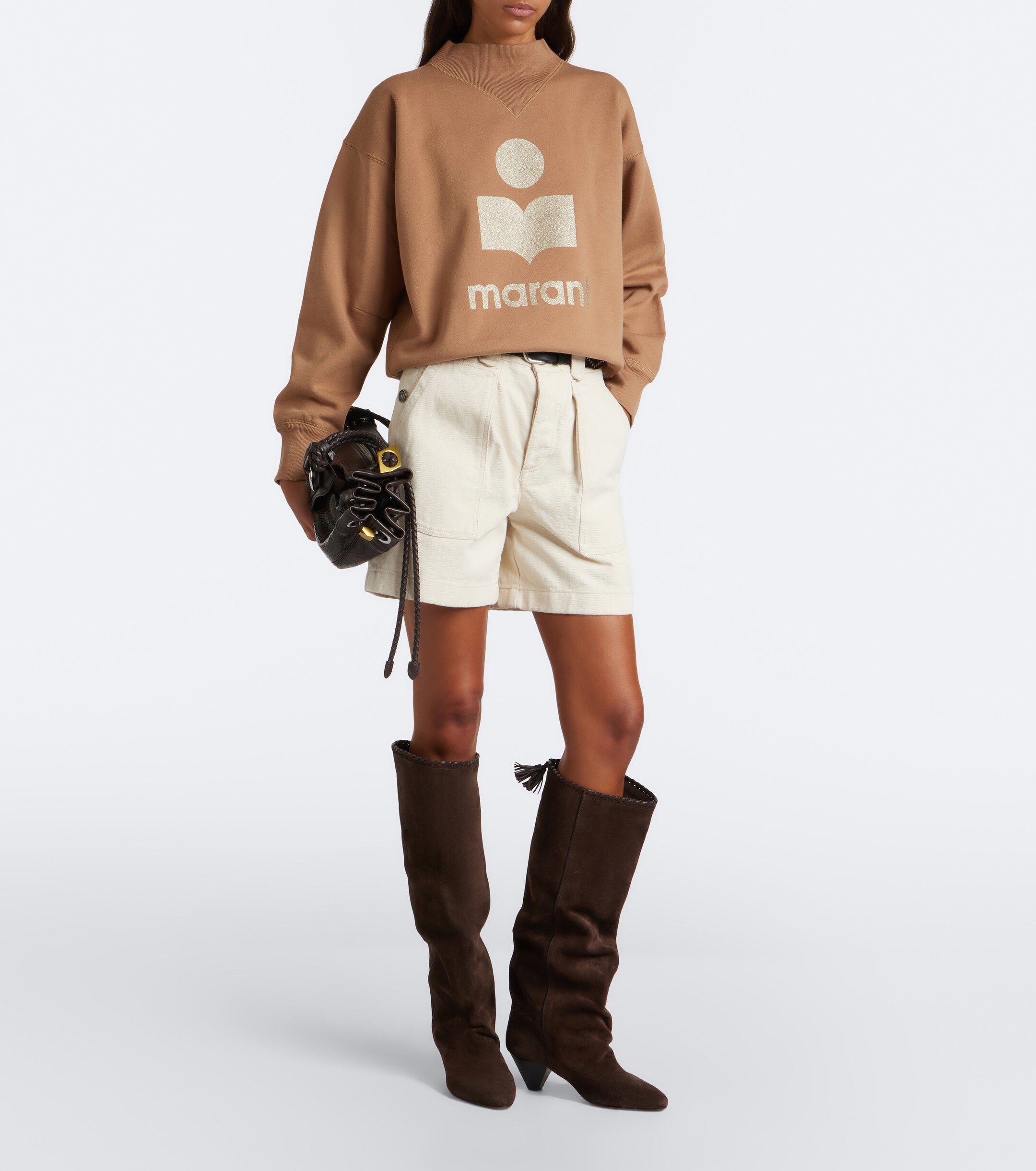 Marant Étoile Marant Etoile Moby cotton-blend sweatshirt