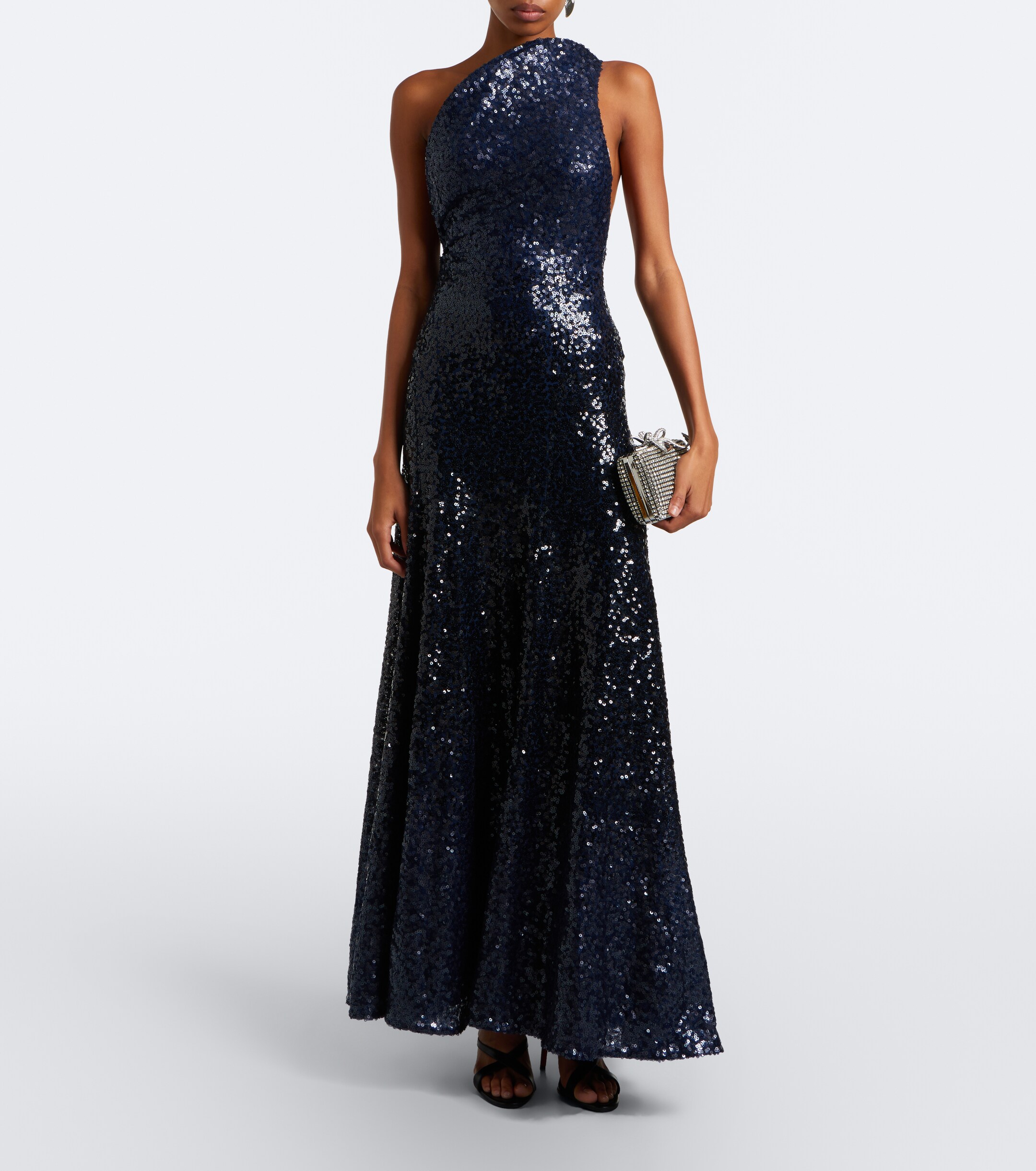 Christopher Esber Christopher Esber Sequined one-shoulder open-back gown