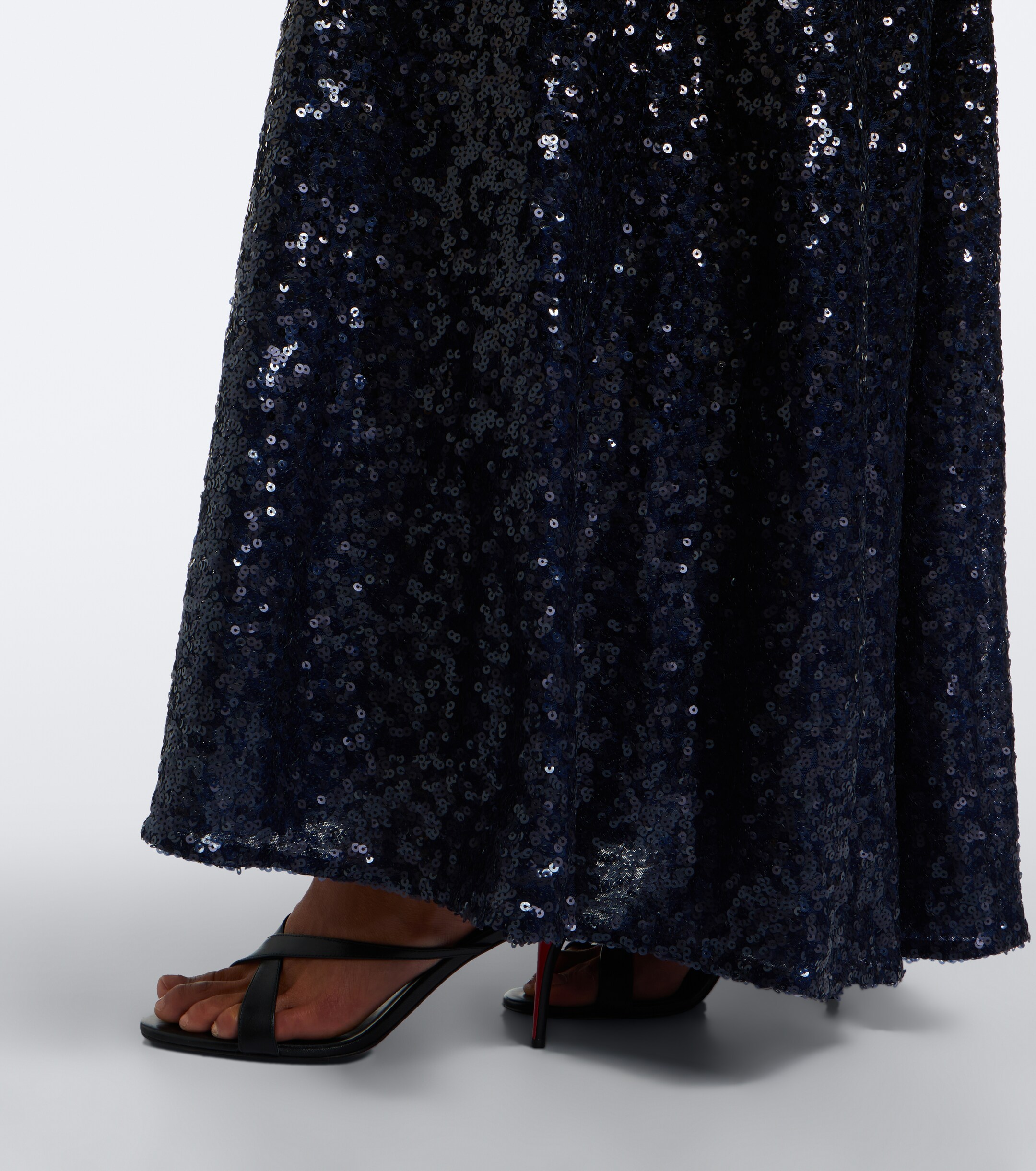 Christopher Esber Christopher Esber Sequined one-shoulder open-back gown
