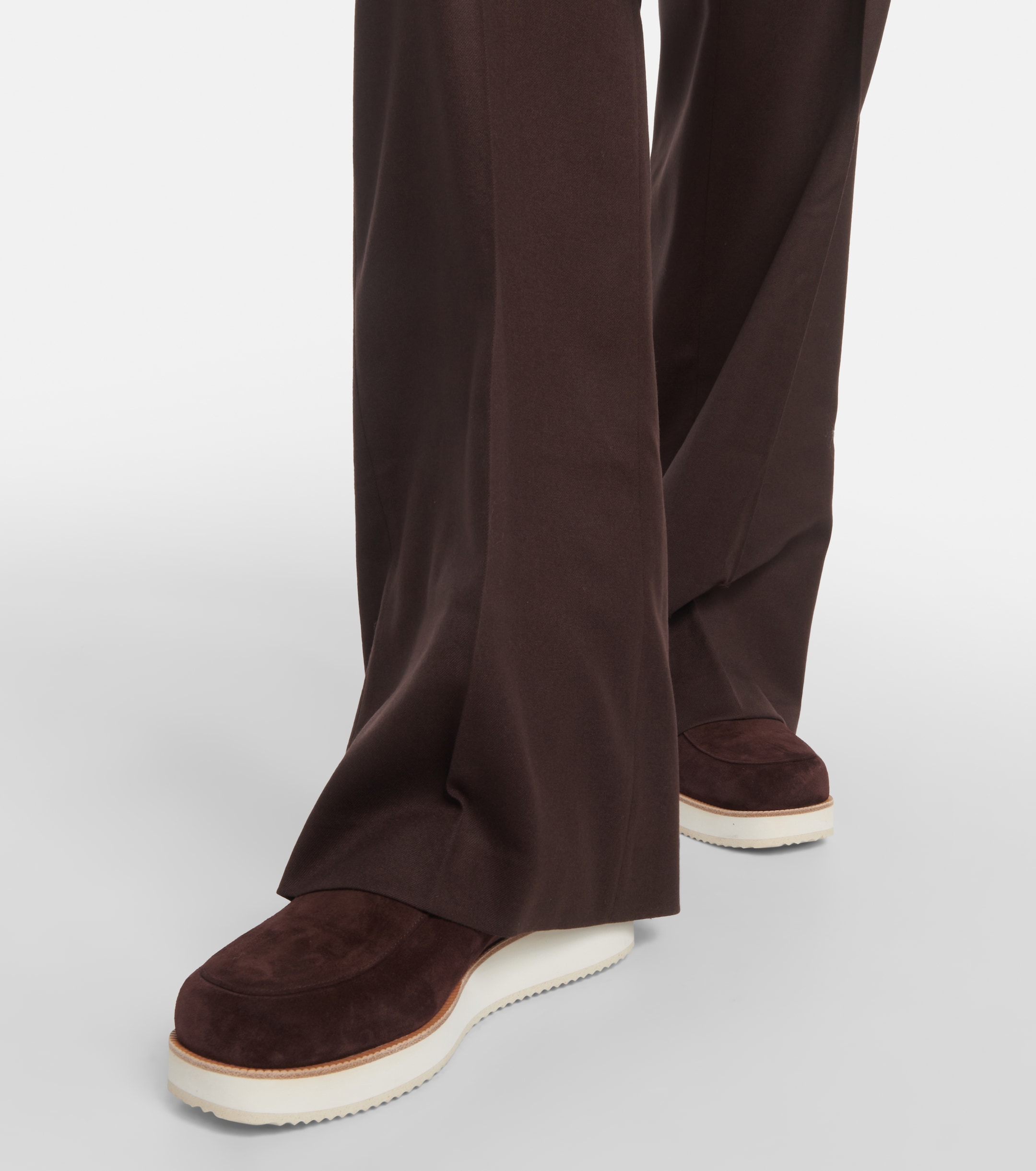 Gabriela Hearst Harry shearling-lined suede ankle boots thumbnail