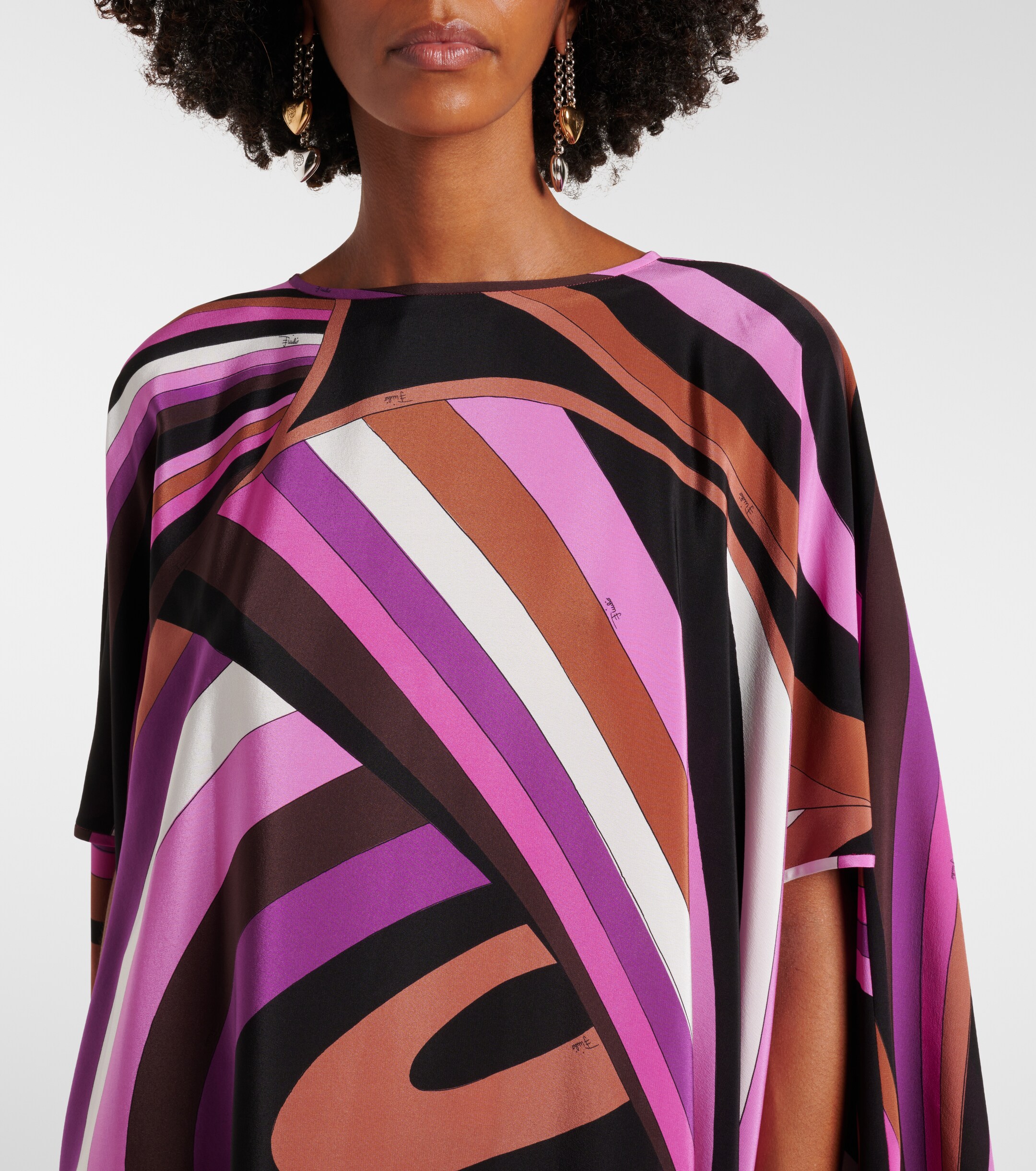 Pucci Pucci Iride silk kaftan