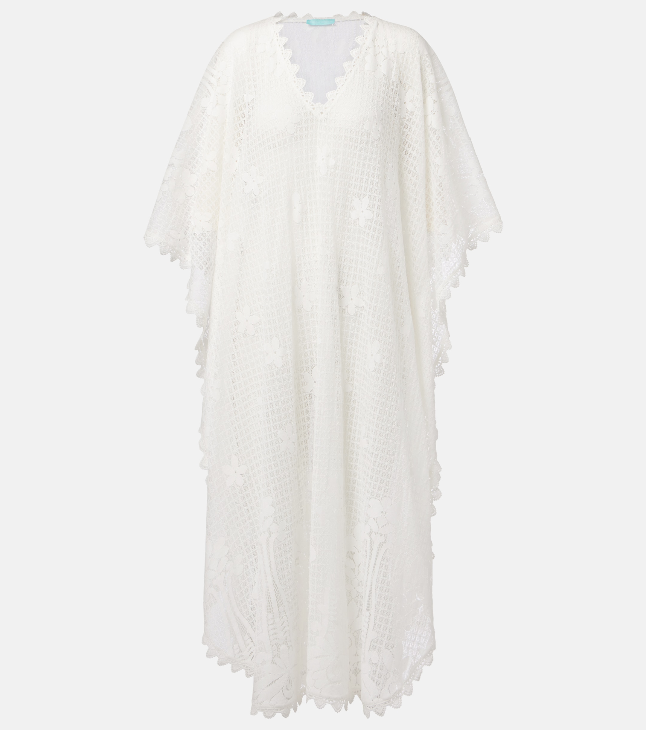 Melissa Odabash Melissa Odabash Josephine ruffled cotton-blend kaftan