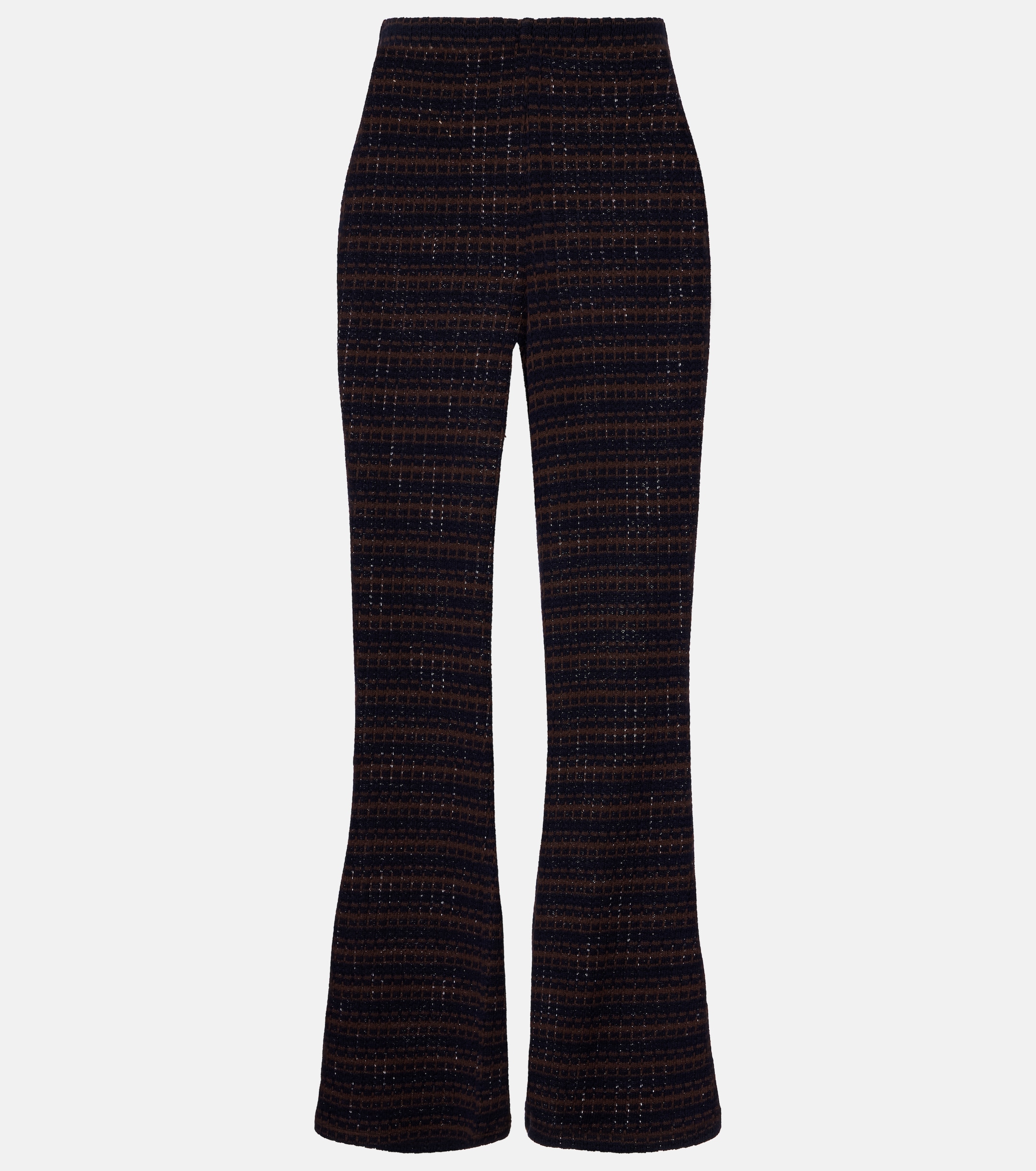 Veronica Beard Yadira Kick knitted flared pants