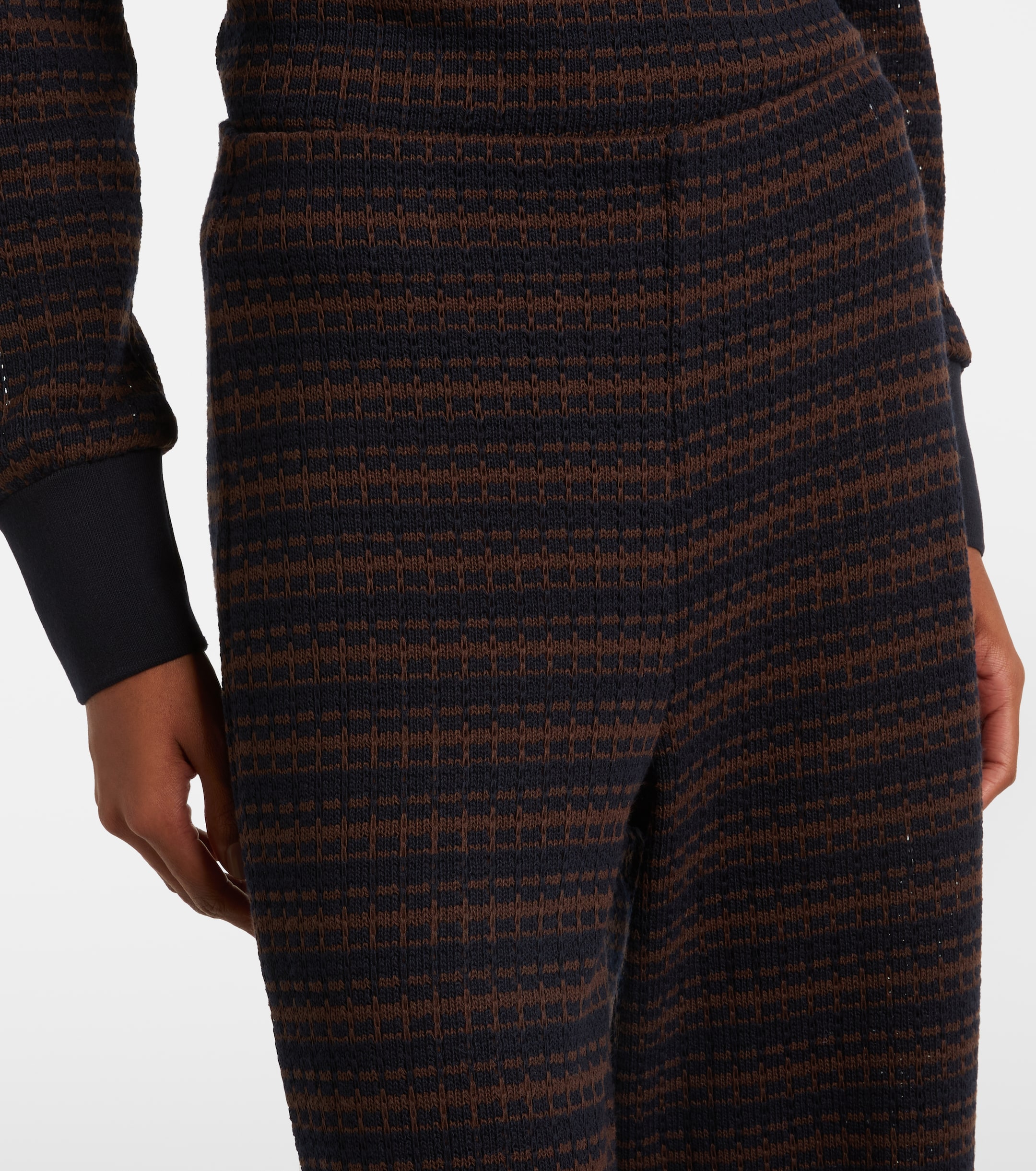 Veronica Beard Yadira Kick knitted flared pants